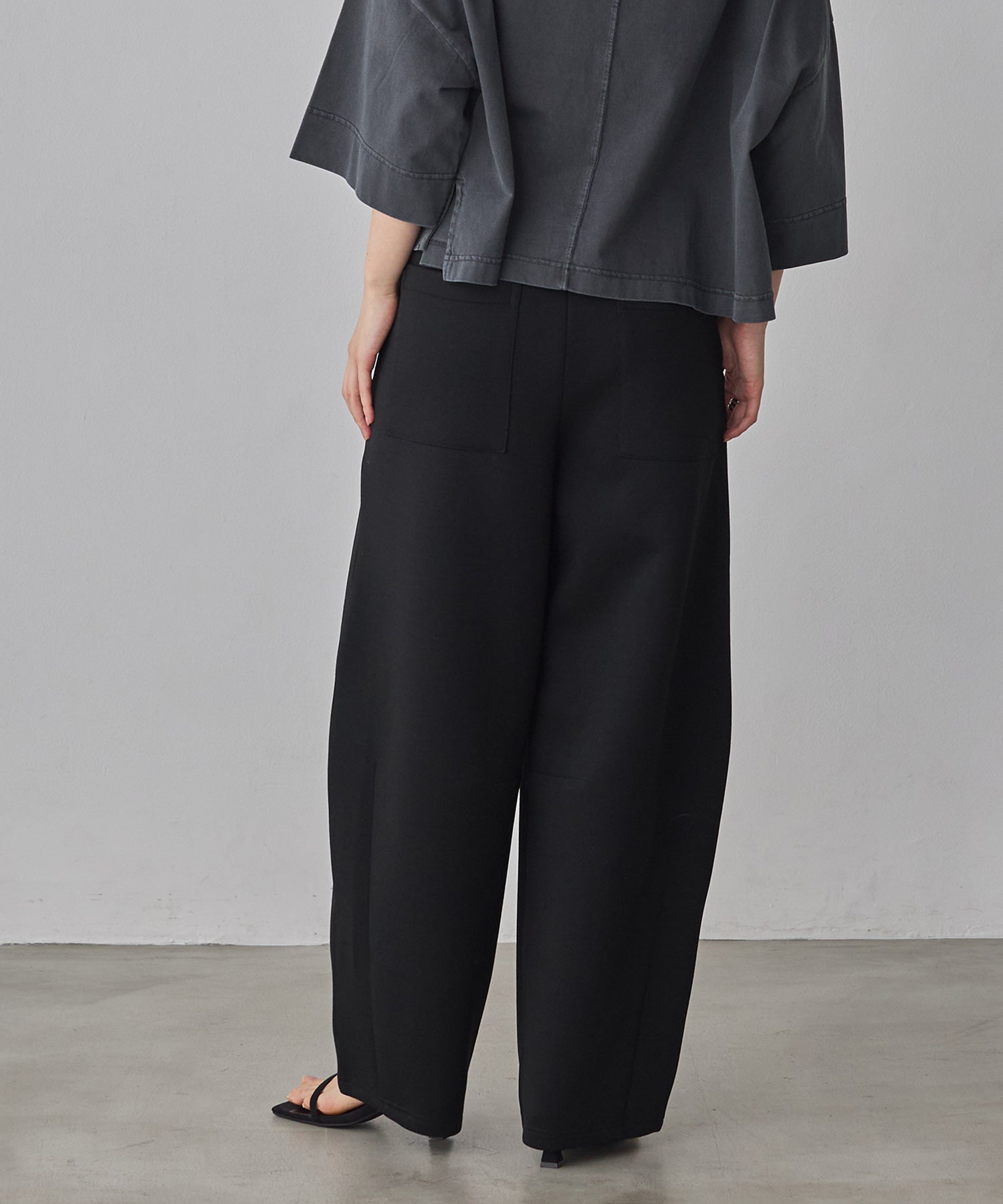 LIGHT CARDBOARD COCOON PANTS
