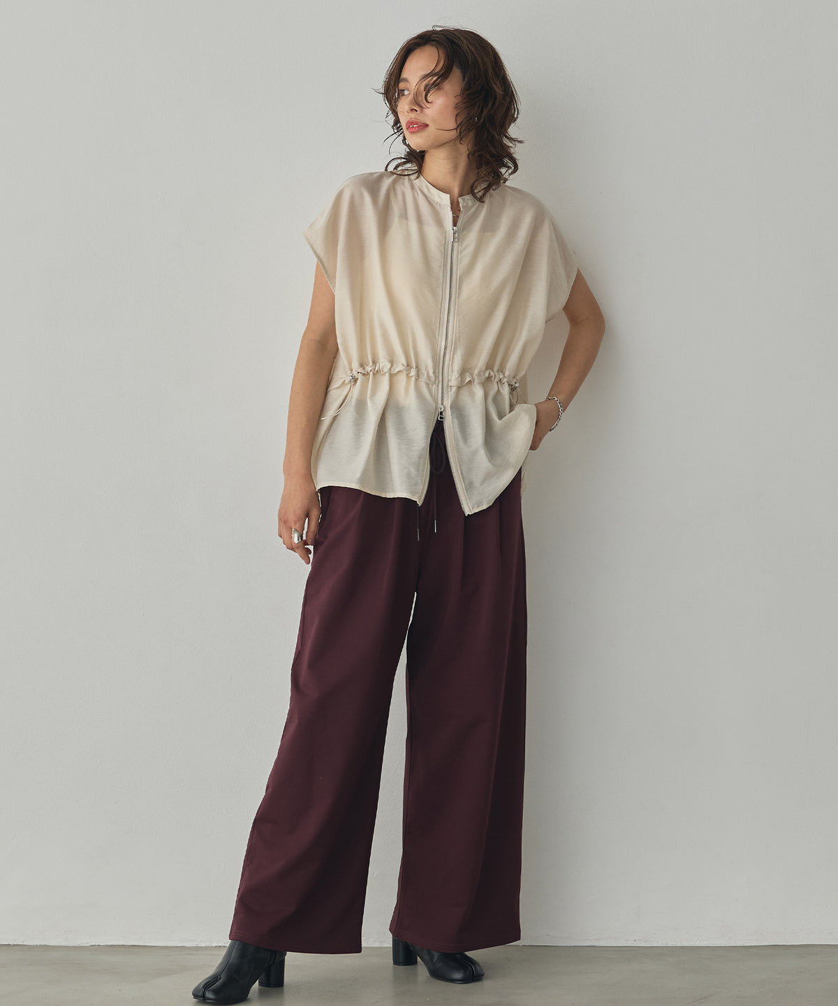 FLEECE-LINED EASY SWEATPANTS