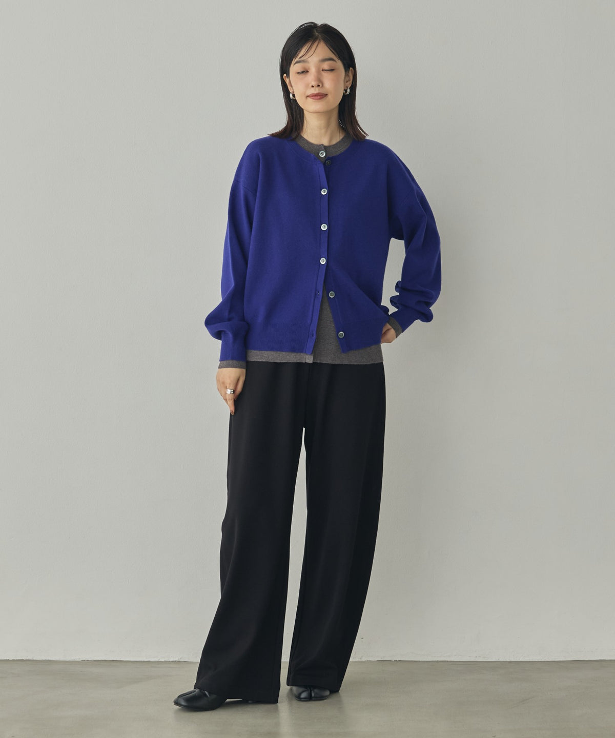 THICK FLEECE-LINED CURVED-LEG PANTS
