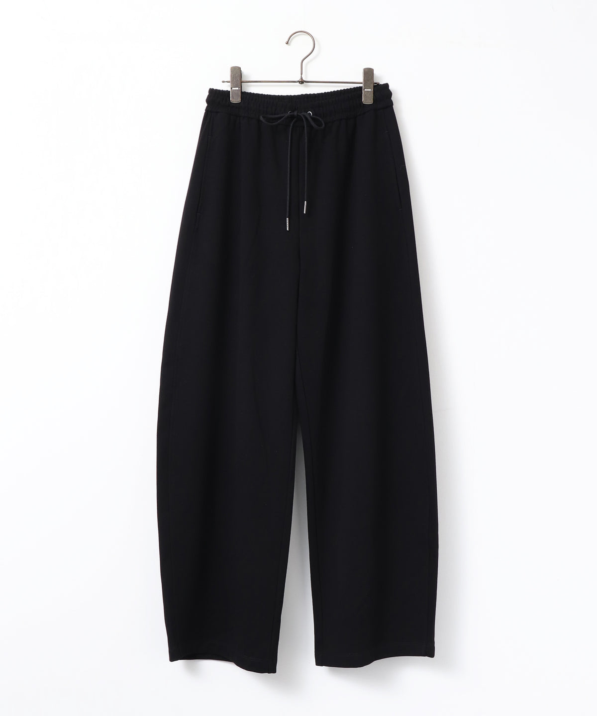 THICK FLEECE-LINED CURVED-LEG PANTS