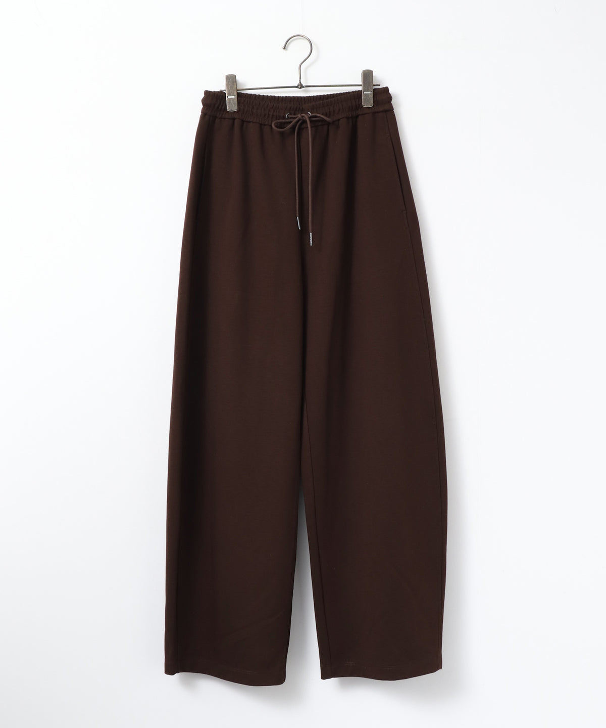 THICK FLEECE-LINED CURVED-LEG PANTS