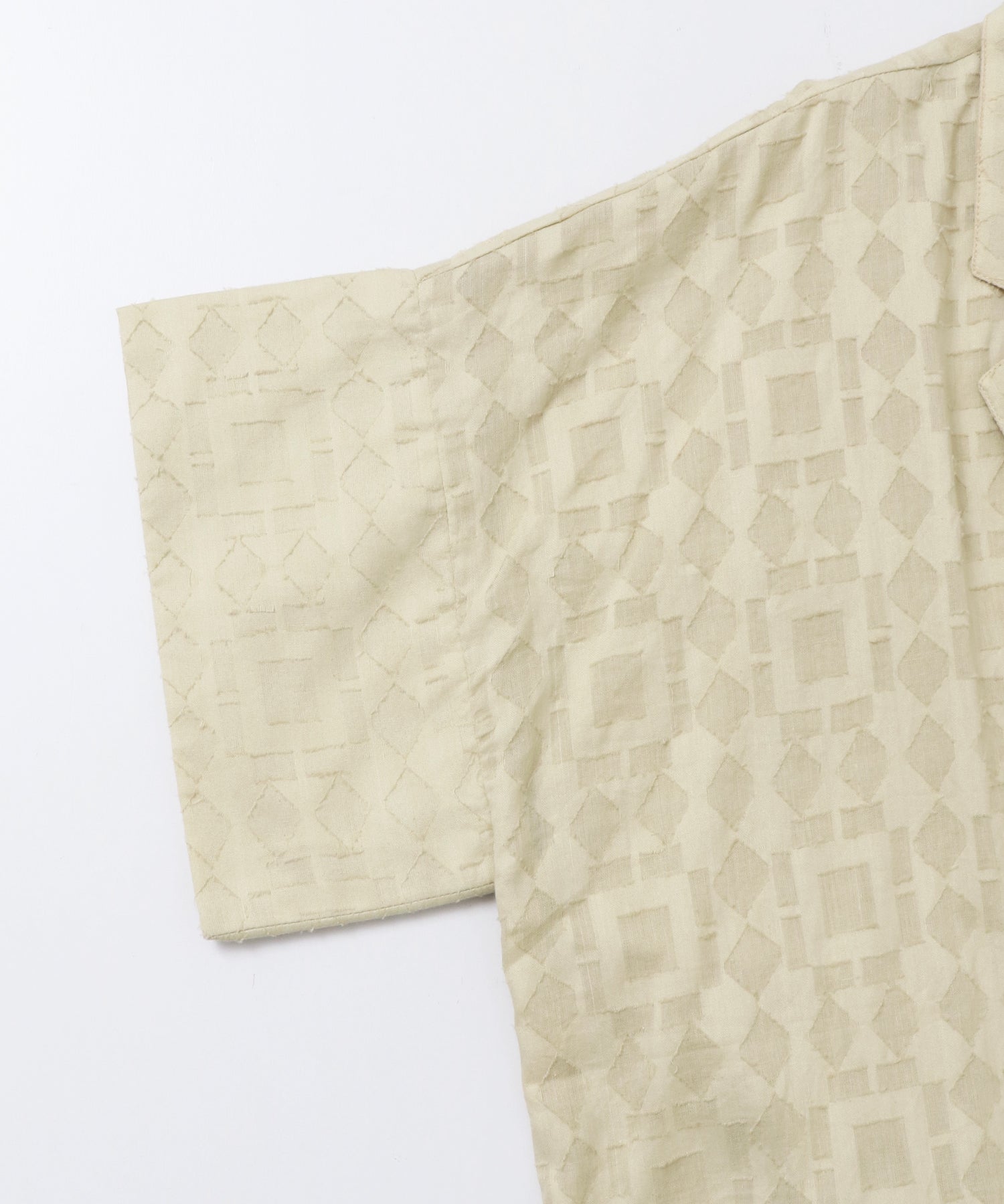 CUT-JACQUARD TAILORED JACKET