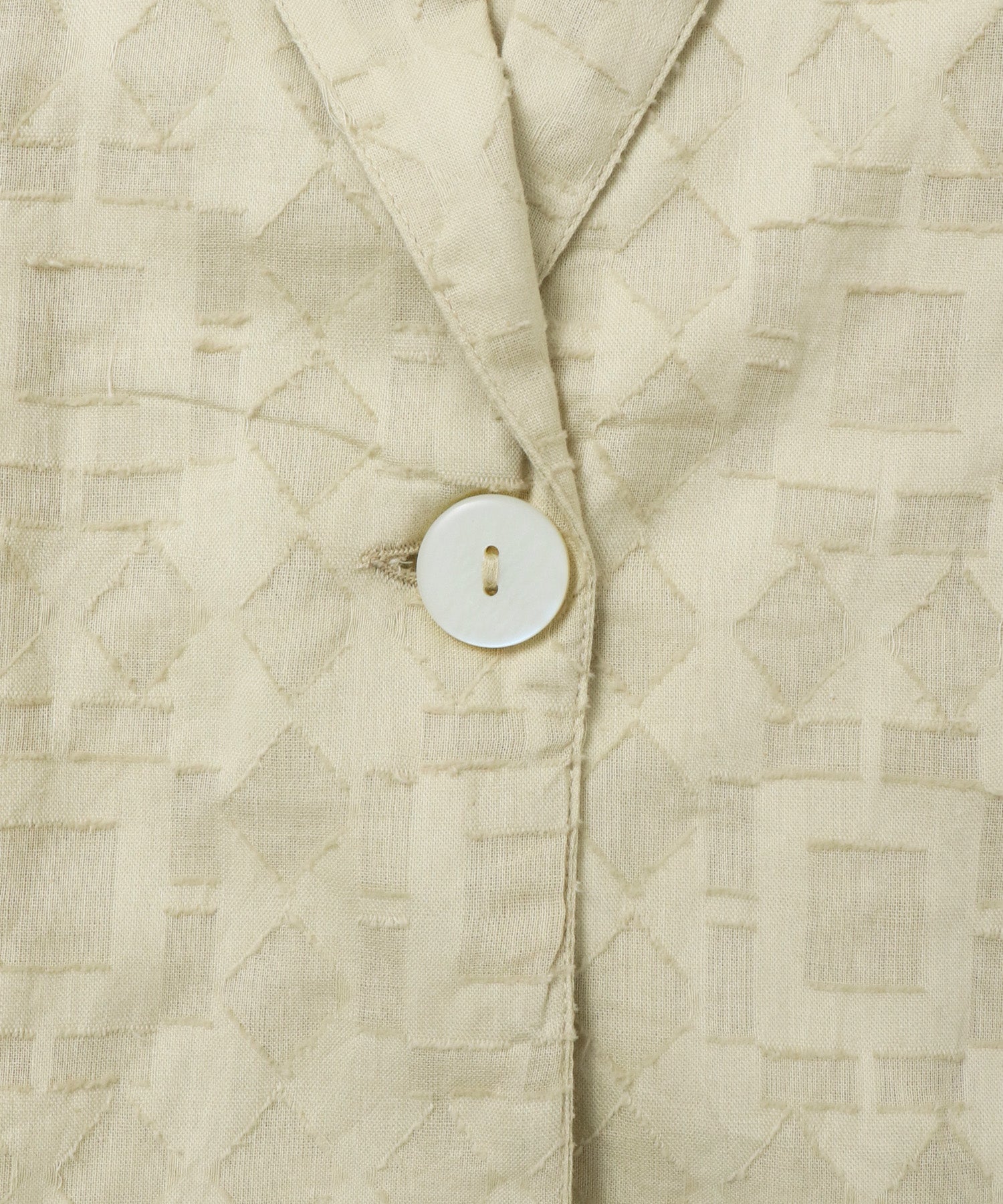 CUT-JACQUARD TAILORED JACKET