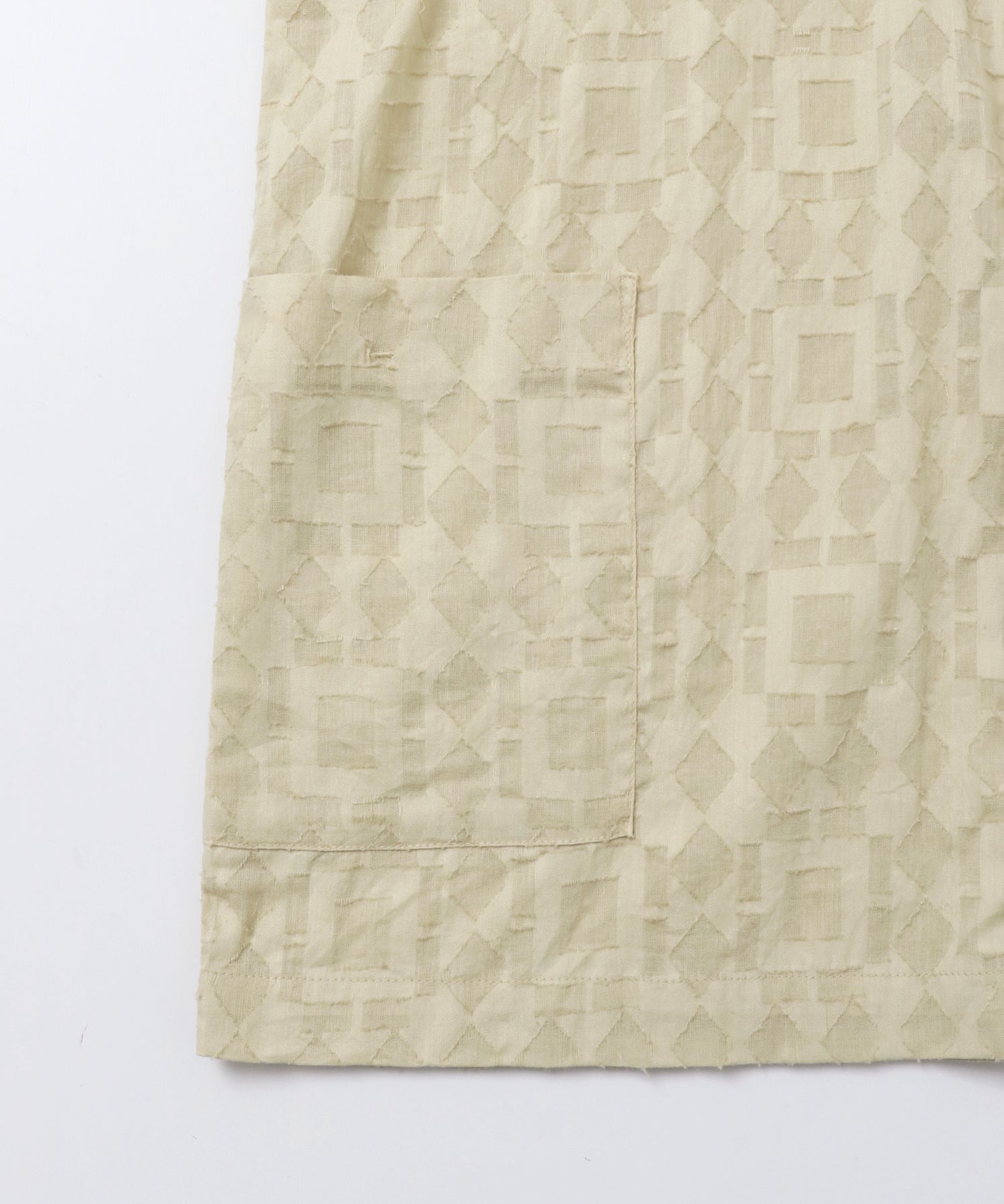 CUT-JACQUARD TAILORED JACKET