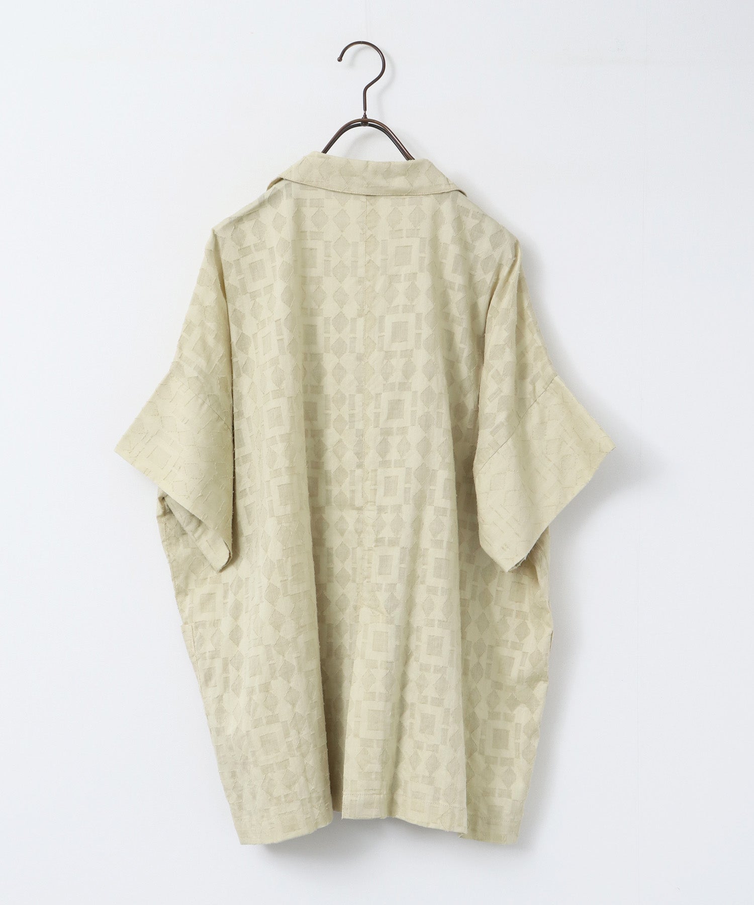 CUT-JACQUARD TAILORED JACKET