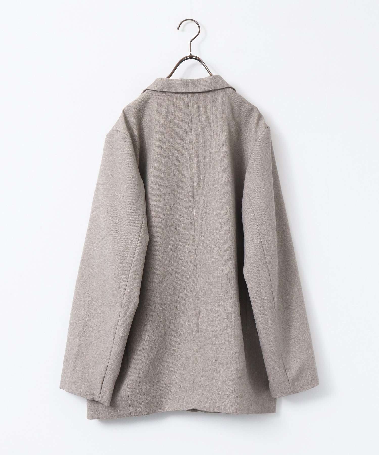 WEB限定/別注】【セットアップ対応】杢調ライトダブルテーラードジャケット