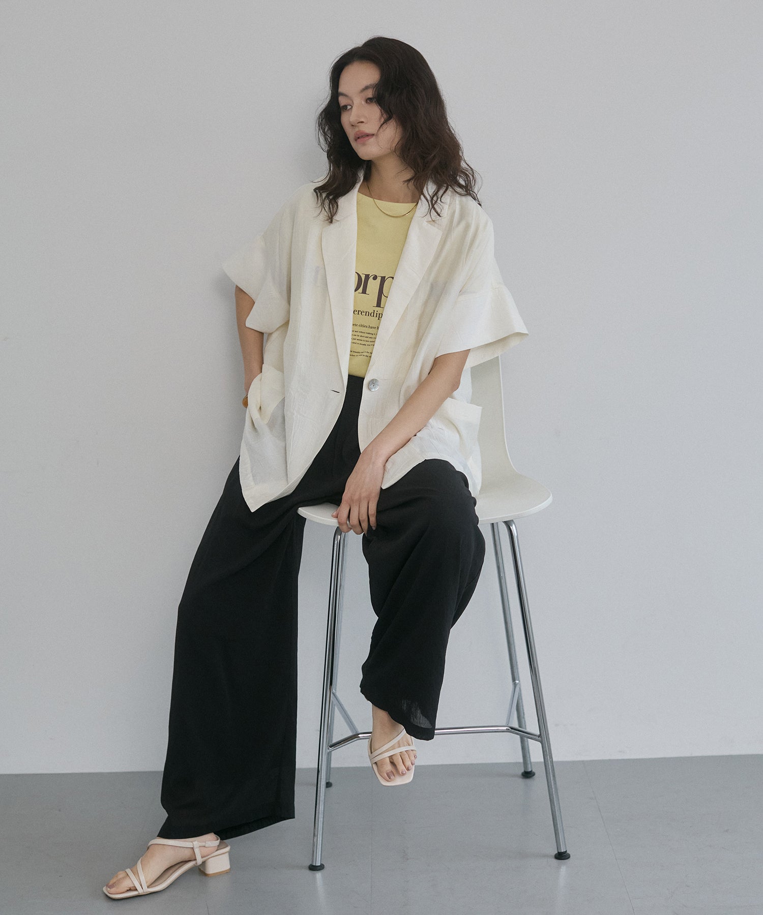 [LIMITED]WASH-SATIN SHIRT JACKET