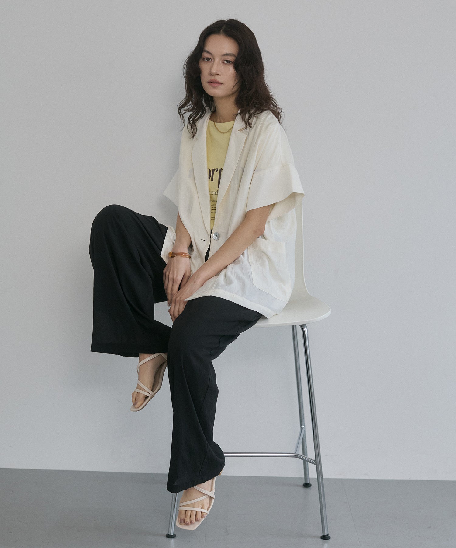 [LIMITED]WASH-SATIN SHIRT JACKET
