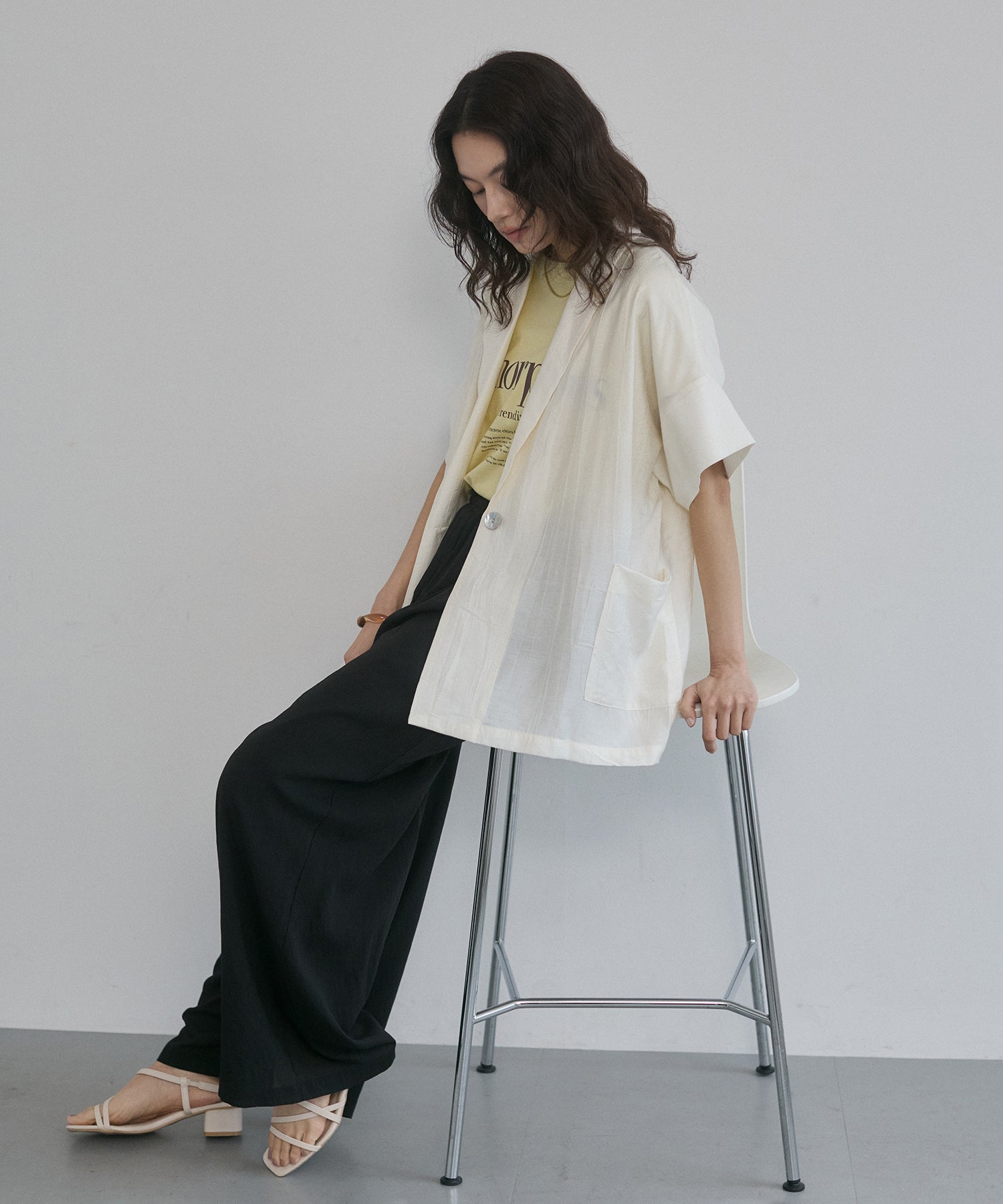 [LIMITED]WASH-SATIN SHIRT JACKET