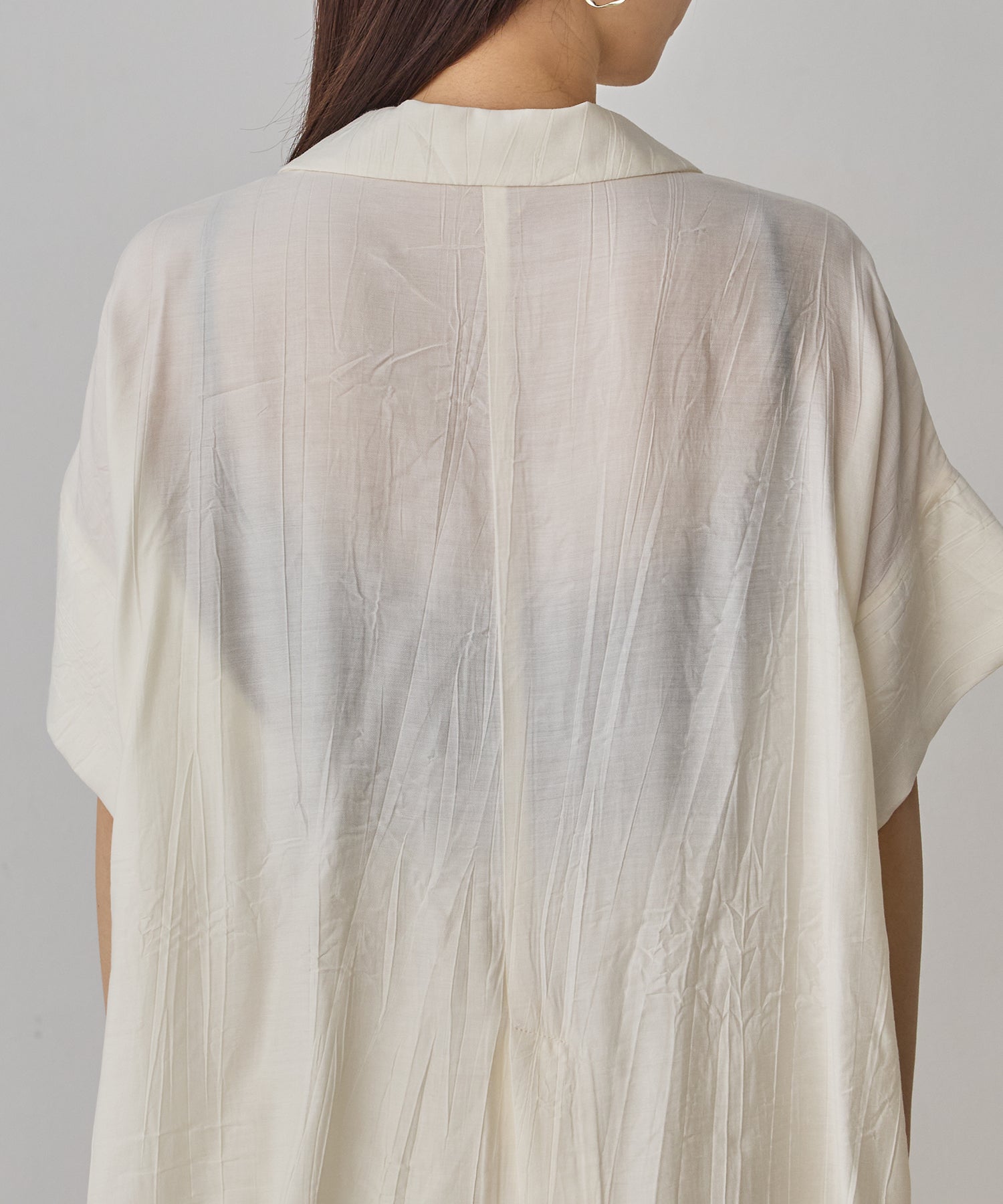 [LIMITED]WASH-SATIN SHIRT JACKET