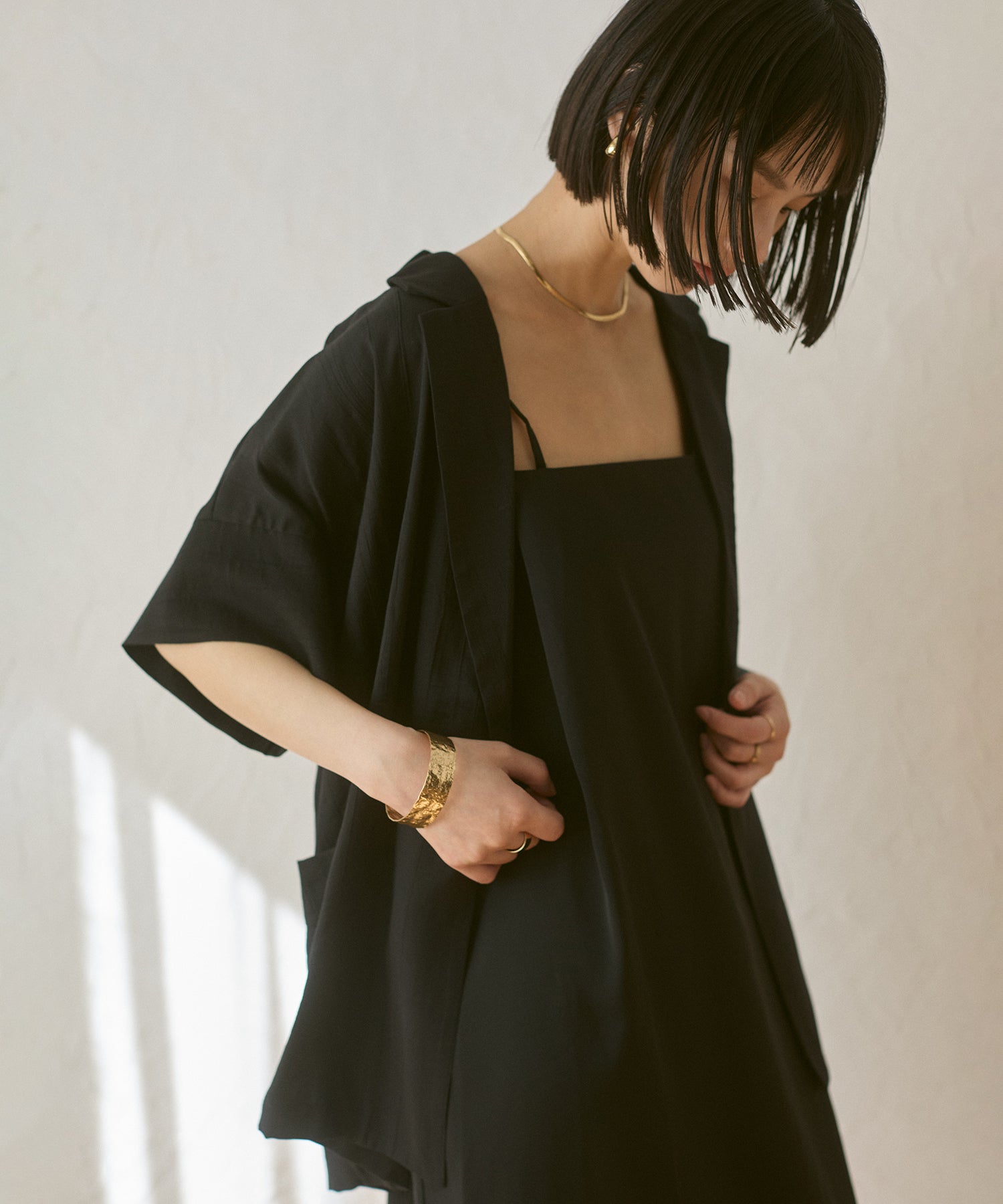 [LIMITED]WASH-SATIN SHIRT JACKET
