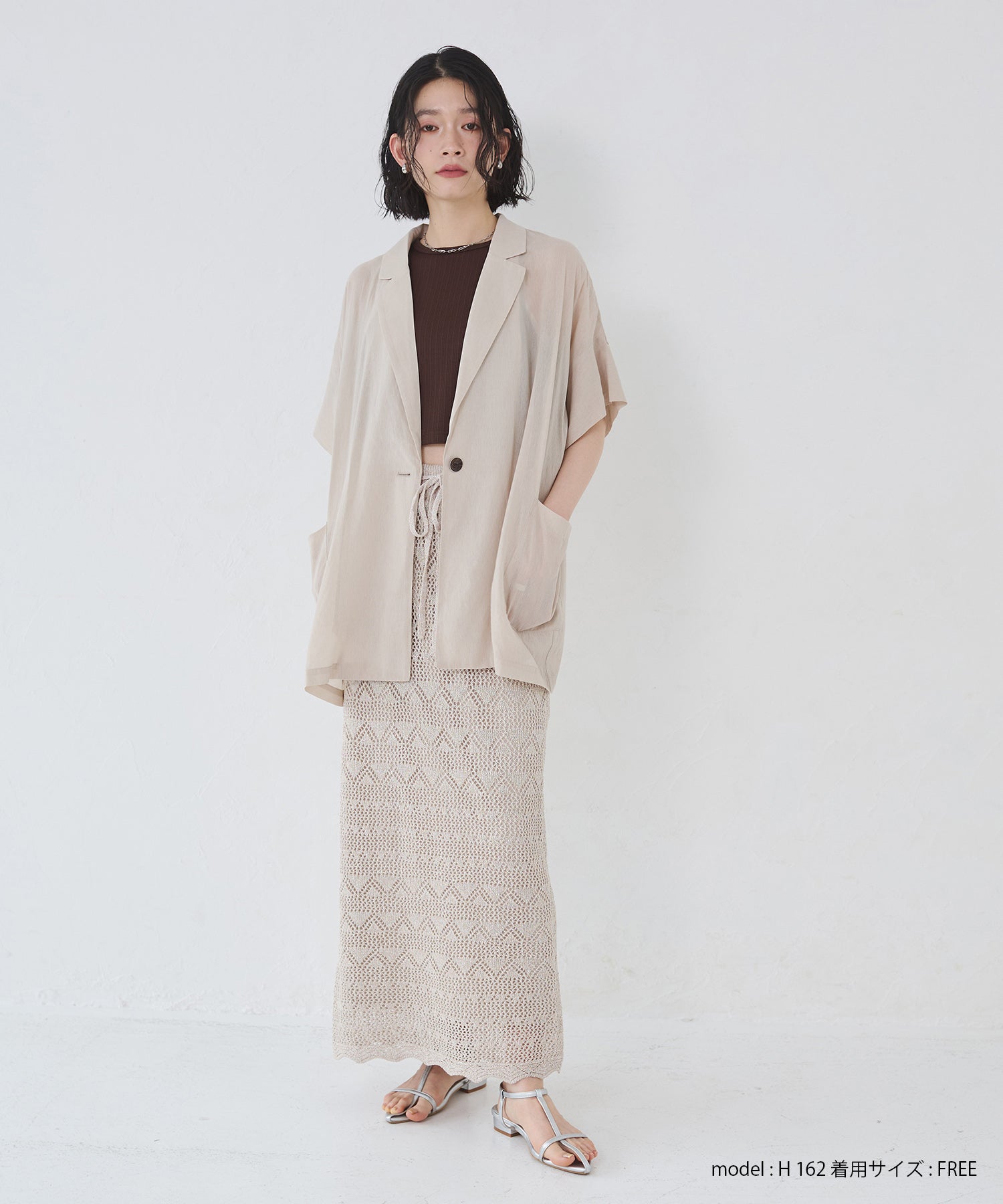 半袖 シアージャケット