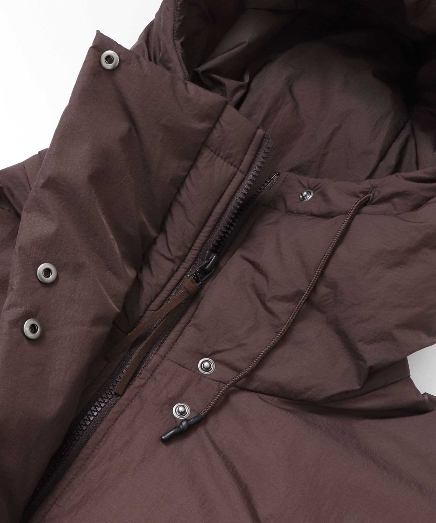 中綿 ワッシャーナイロン(撥水)ミディアムコート