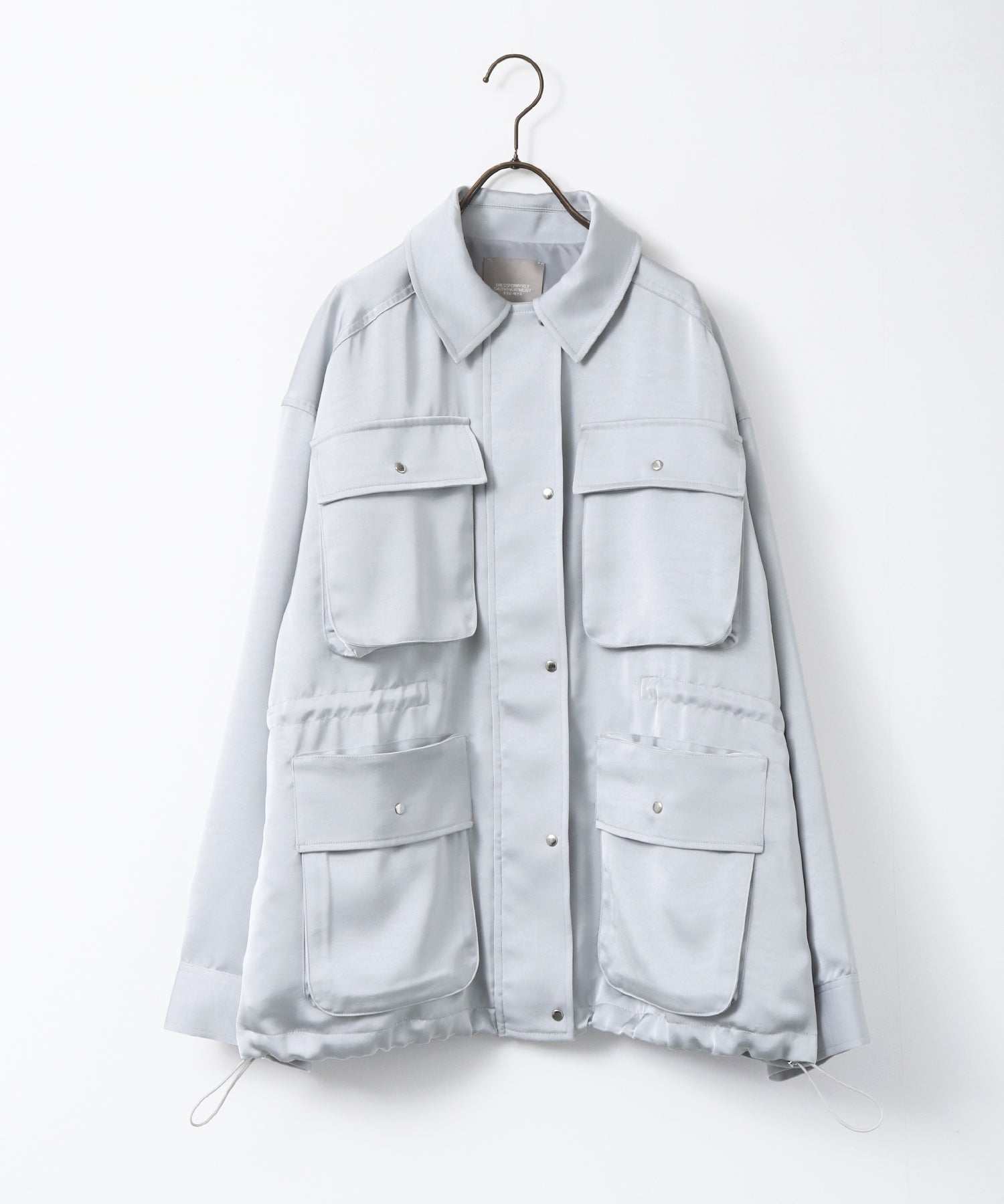 SATIN BIG POCKET LIGHT BLOUSON