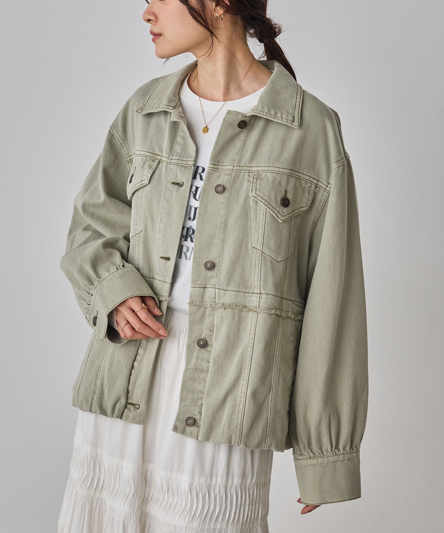DENIM/TWILL JACKET