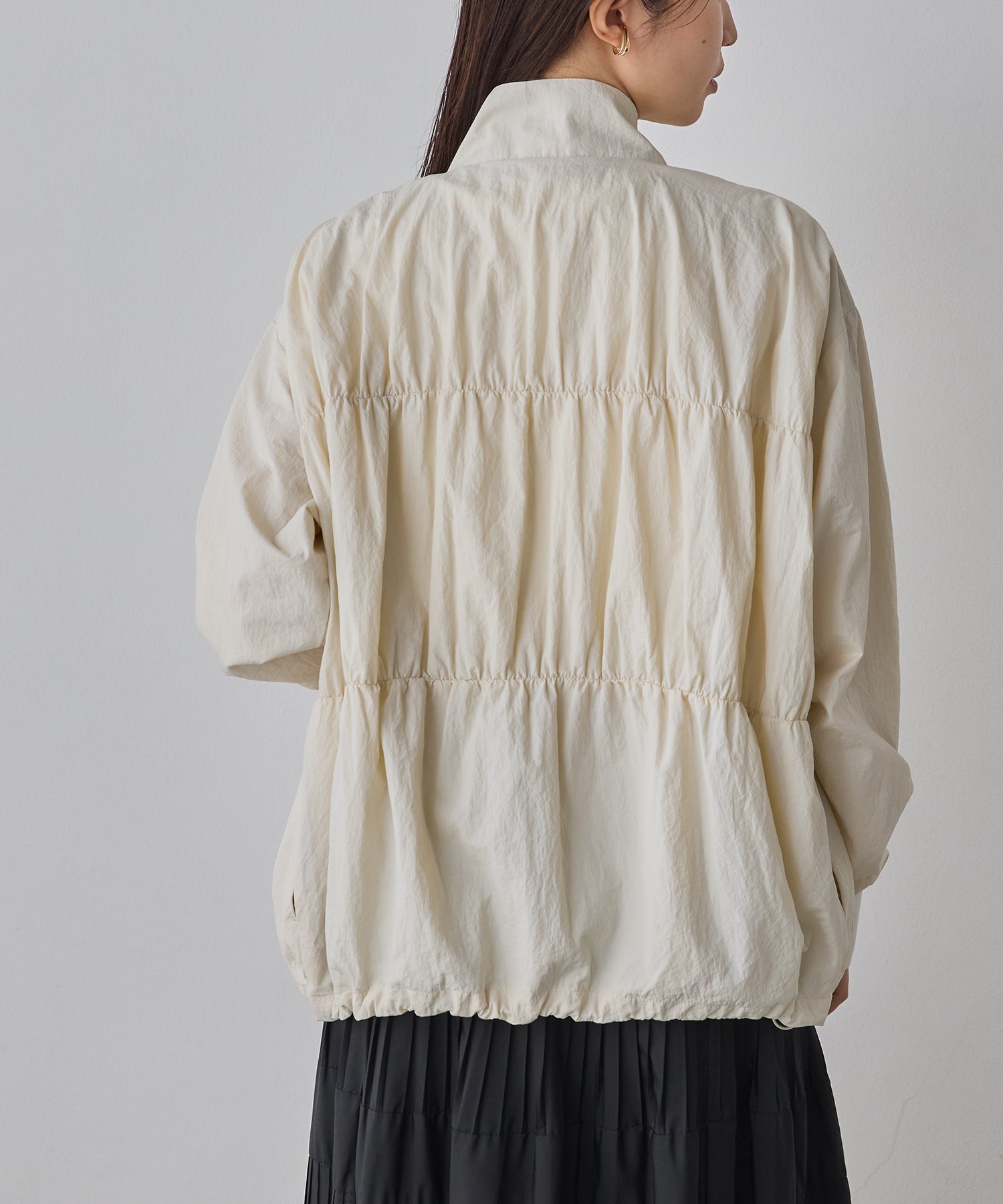 NYLON DOUBLE ZIP BLOUSON