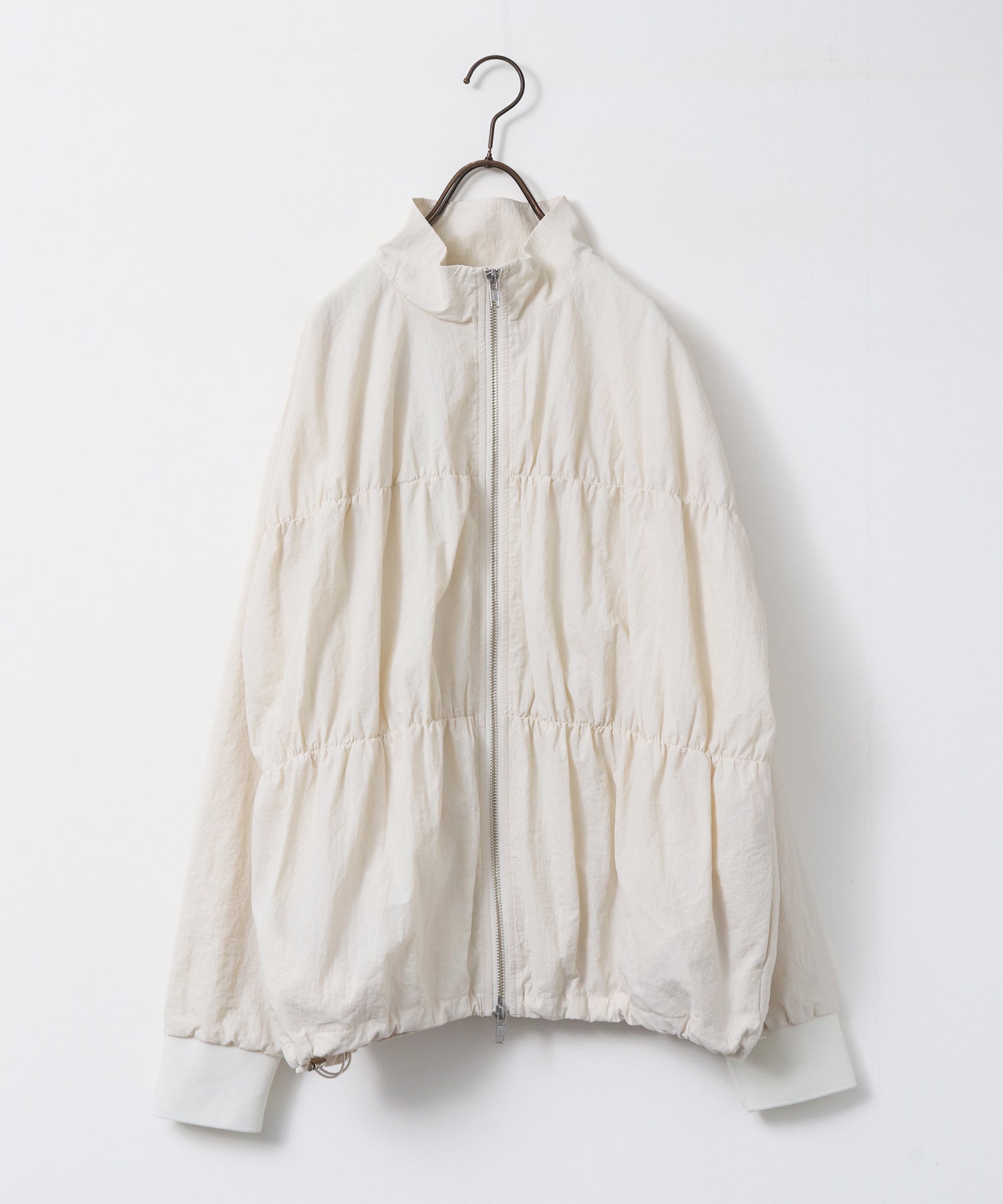 NYLON DOUBLE ZIP BLOUSON