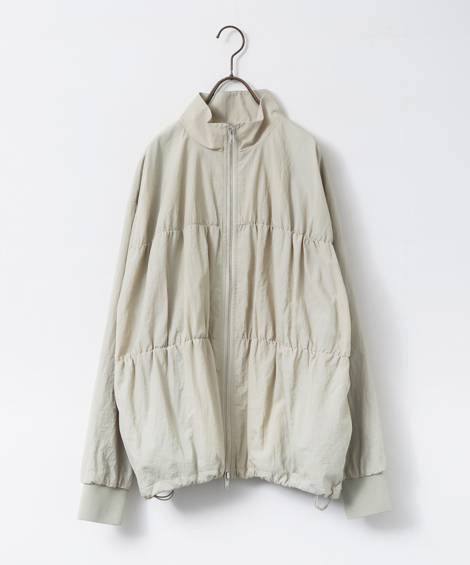 NYLON DOUBLE ZIP BLOUSON