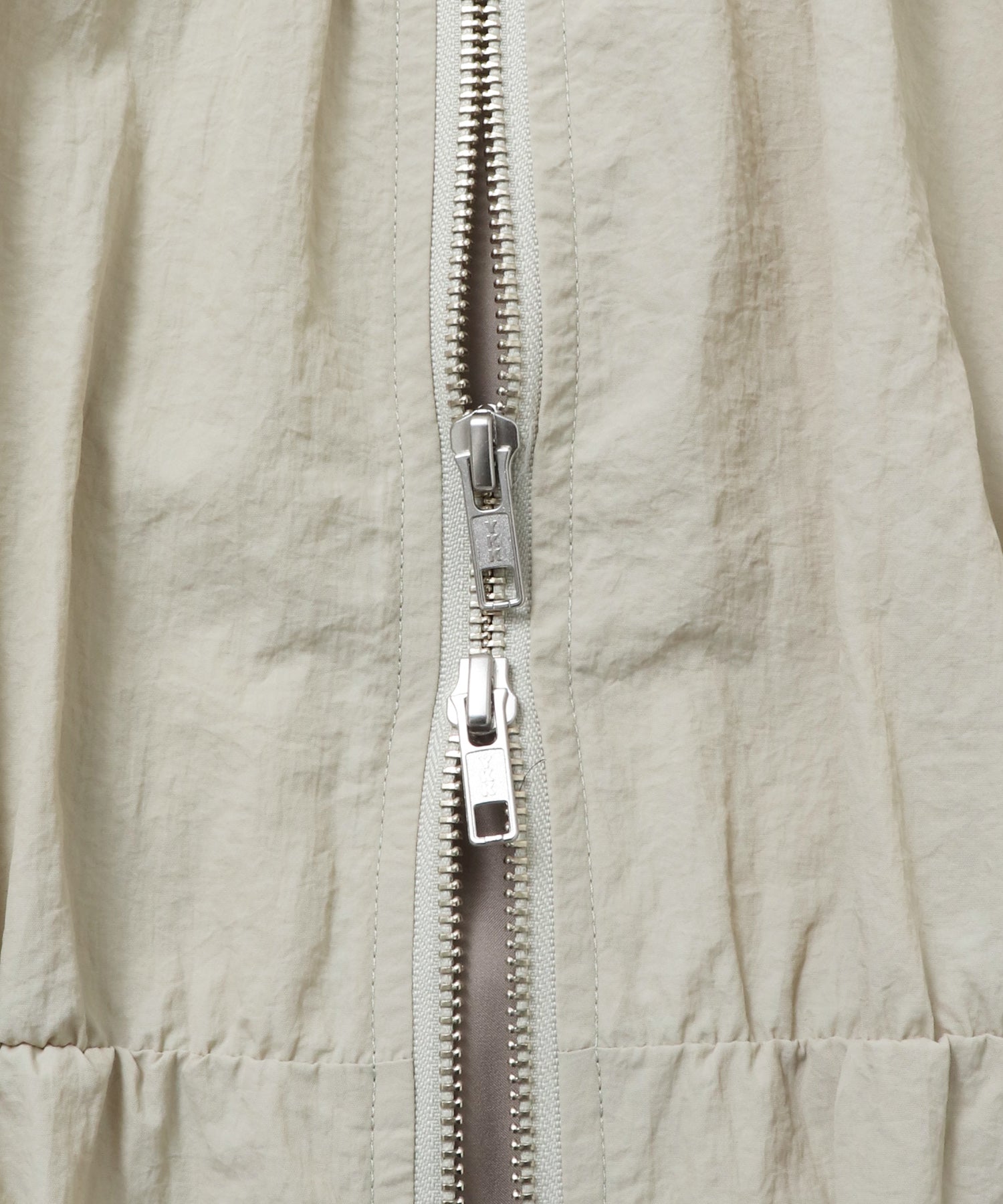 NYLON DOUBLE ZIP BLOUSON