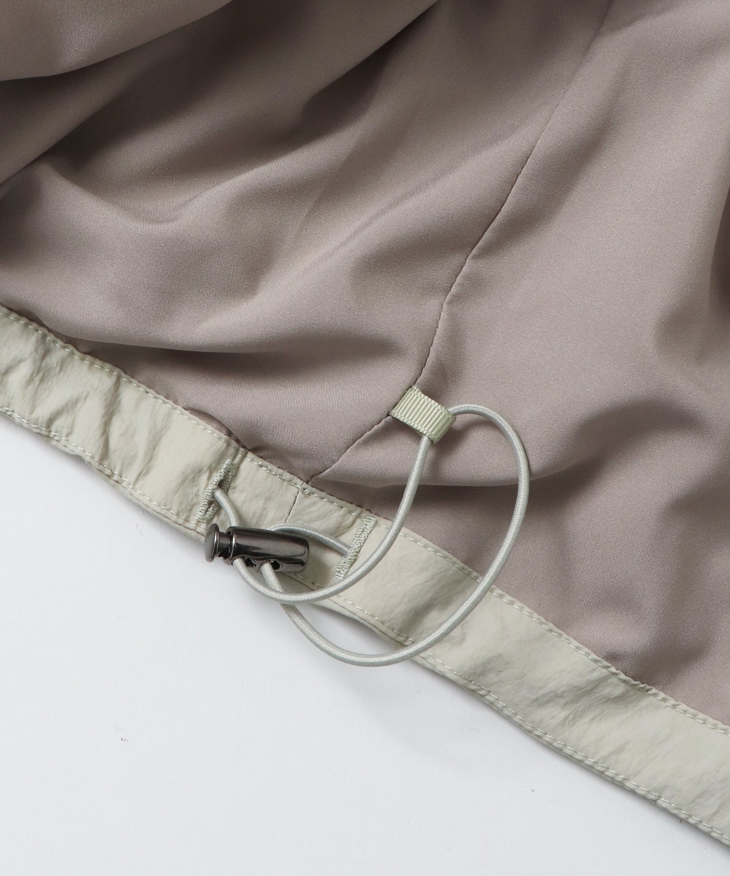 NYLON DOUBLE ZIP BLOUSON