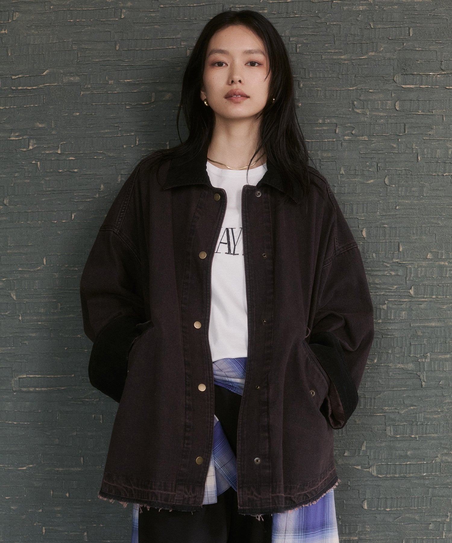 TWO-TONE DENIM JACKET
