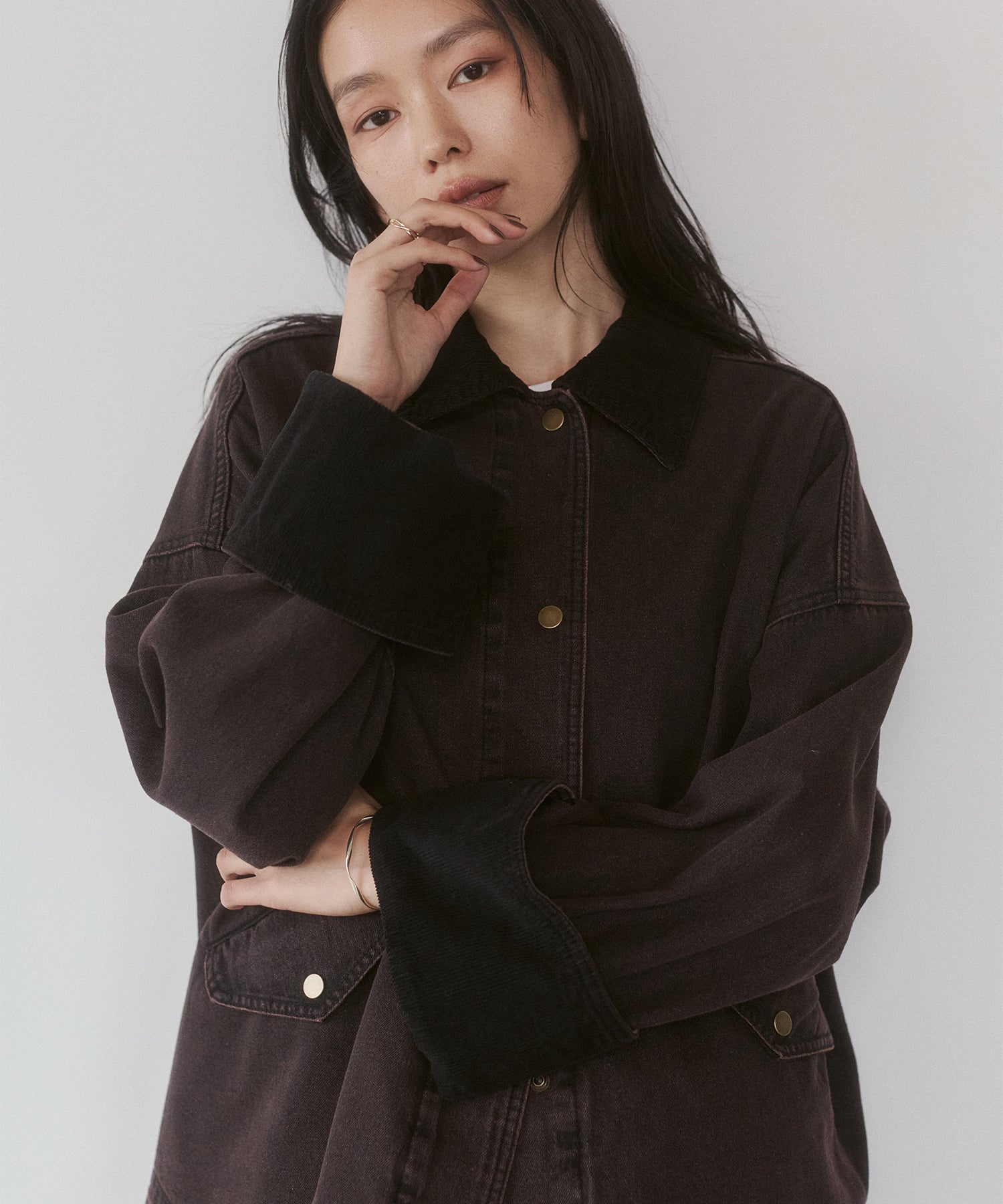 TWO-TONE DENIM JACKET
