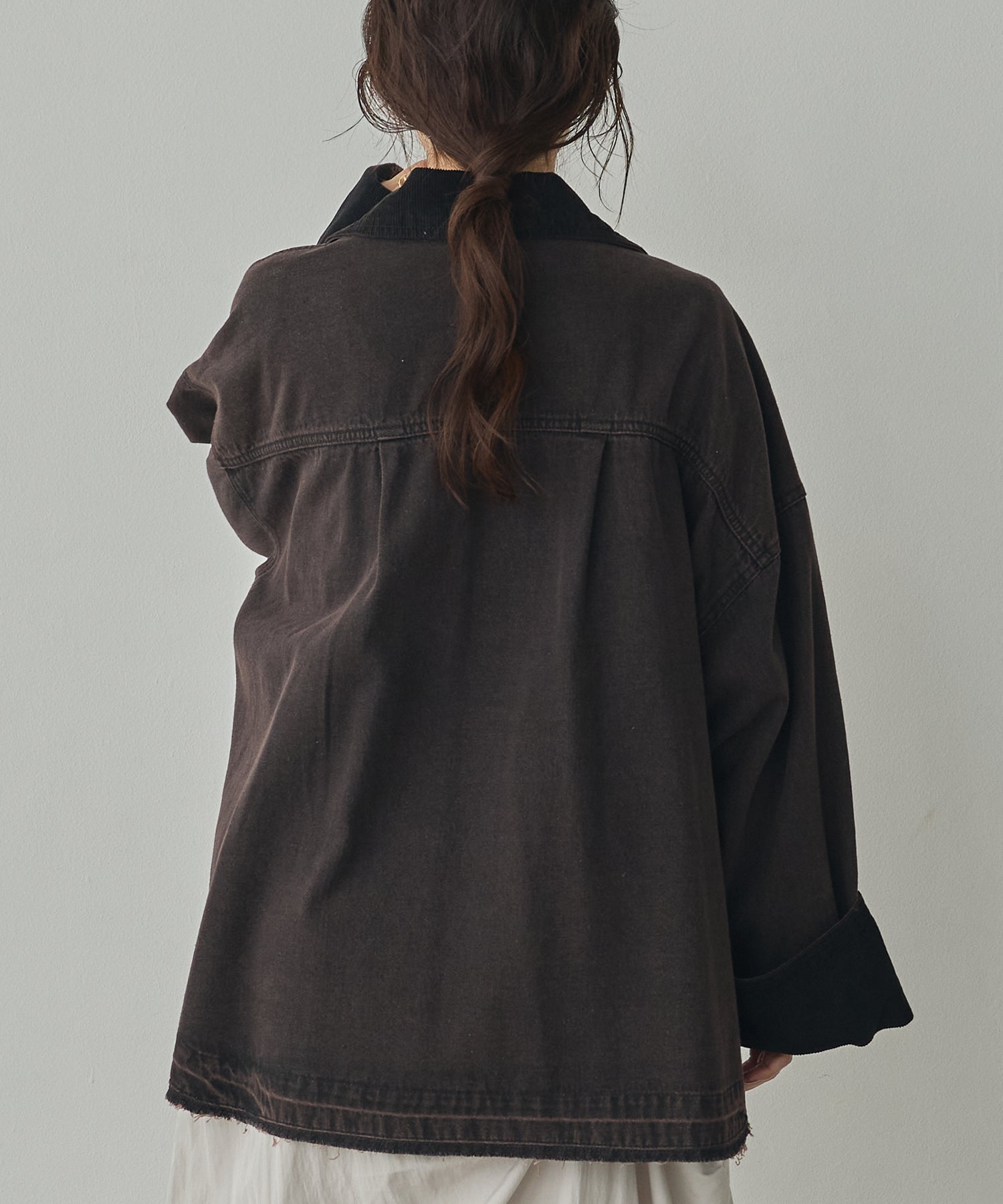 TWO-TONE DENIM JACKET