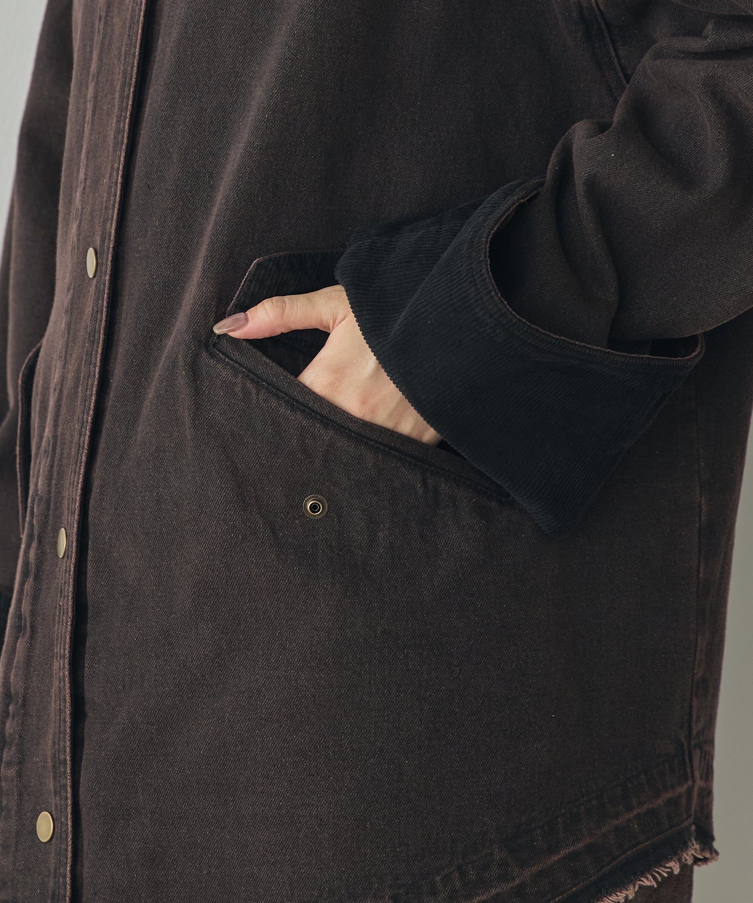 TWO-TONE DENIM JACKET