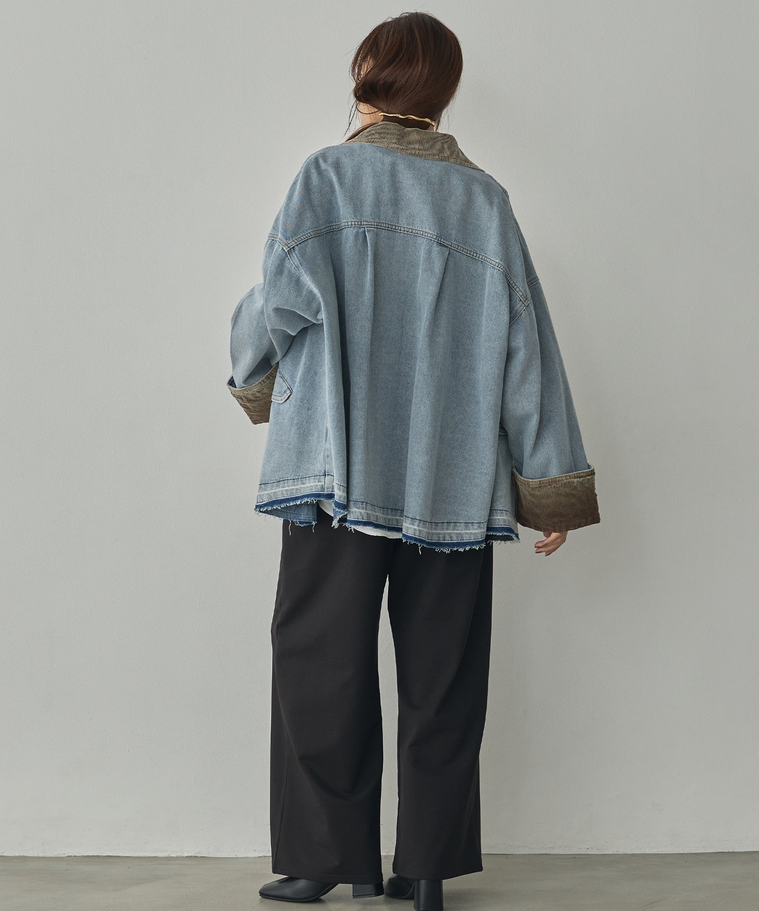 TWO-TONE DENIM JACKET