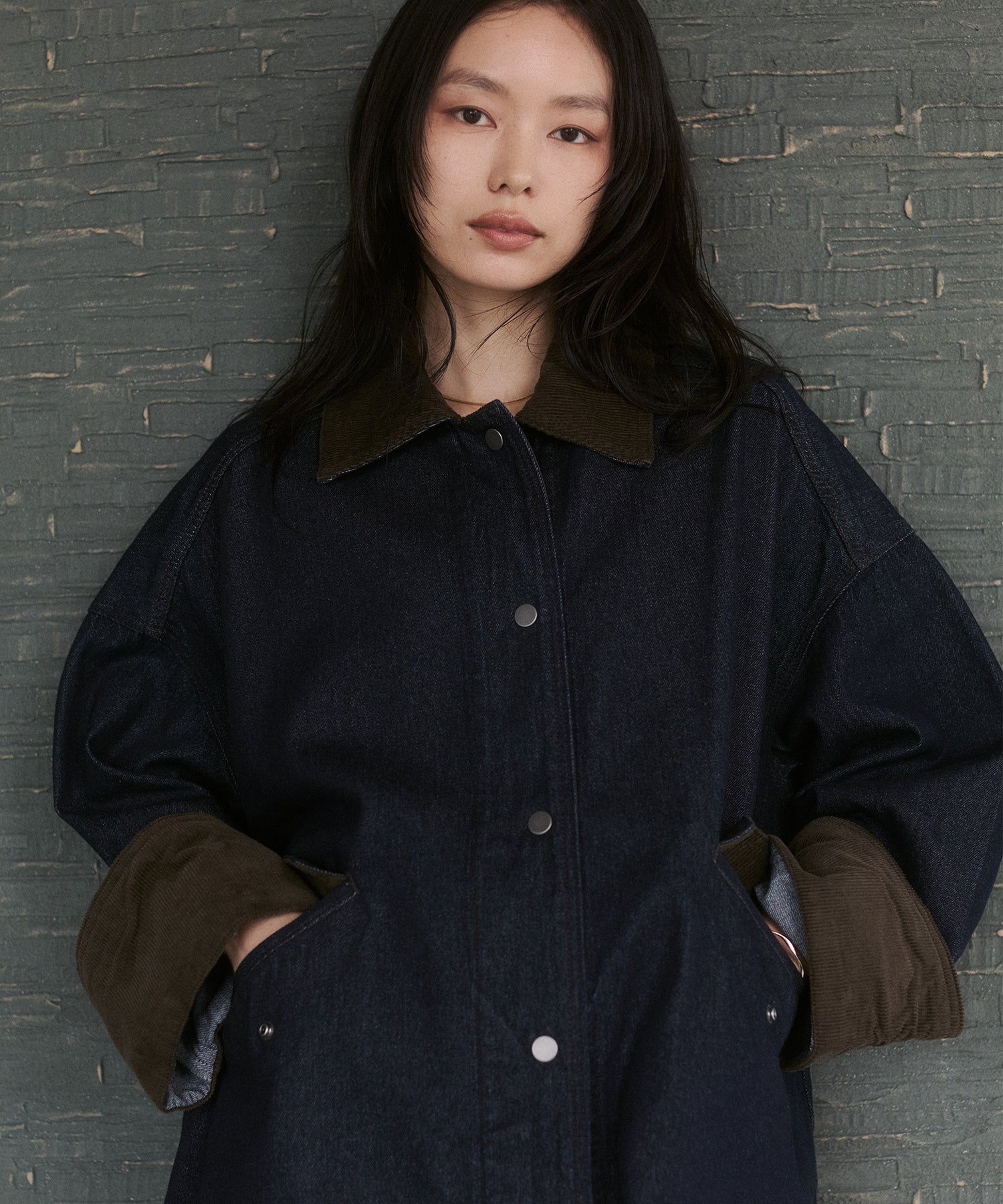 TWO-TONE DENIM JACKET