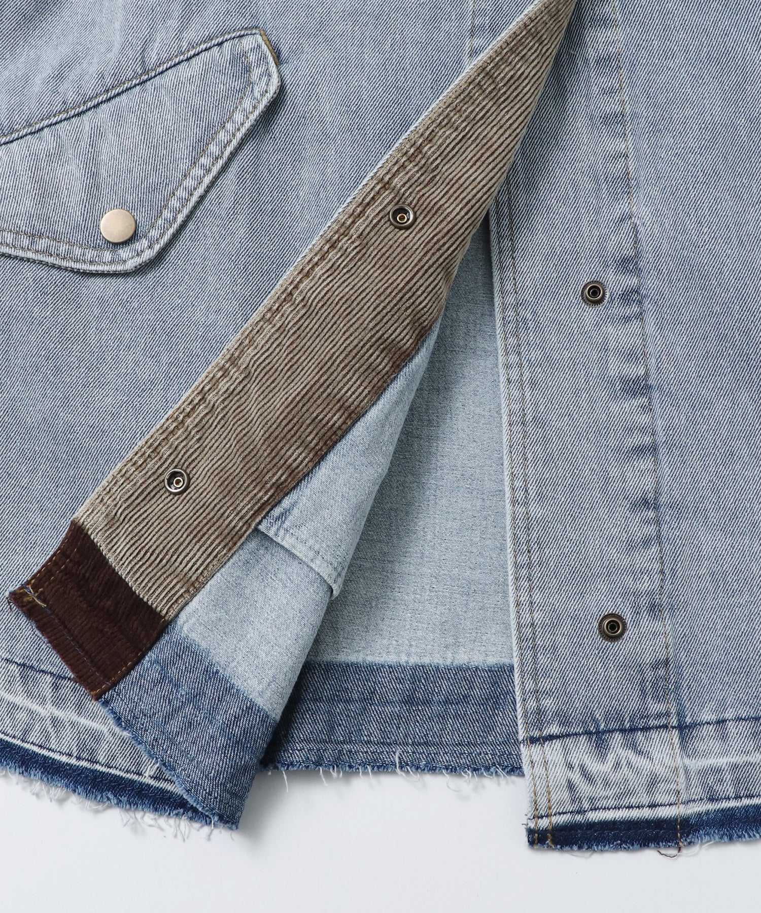 TWO-TONE DENIM JACKET
