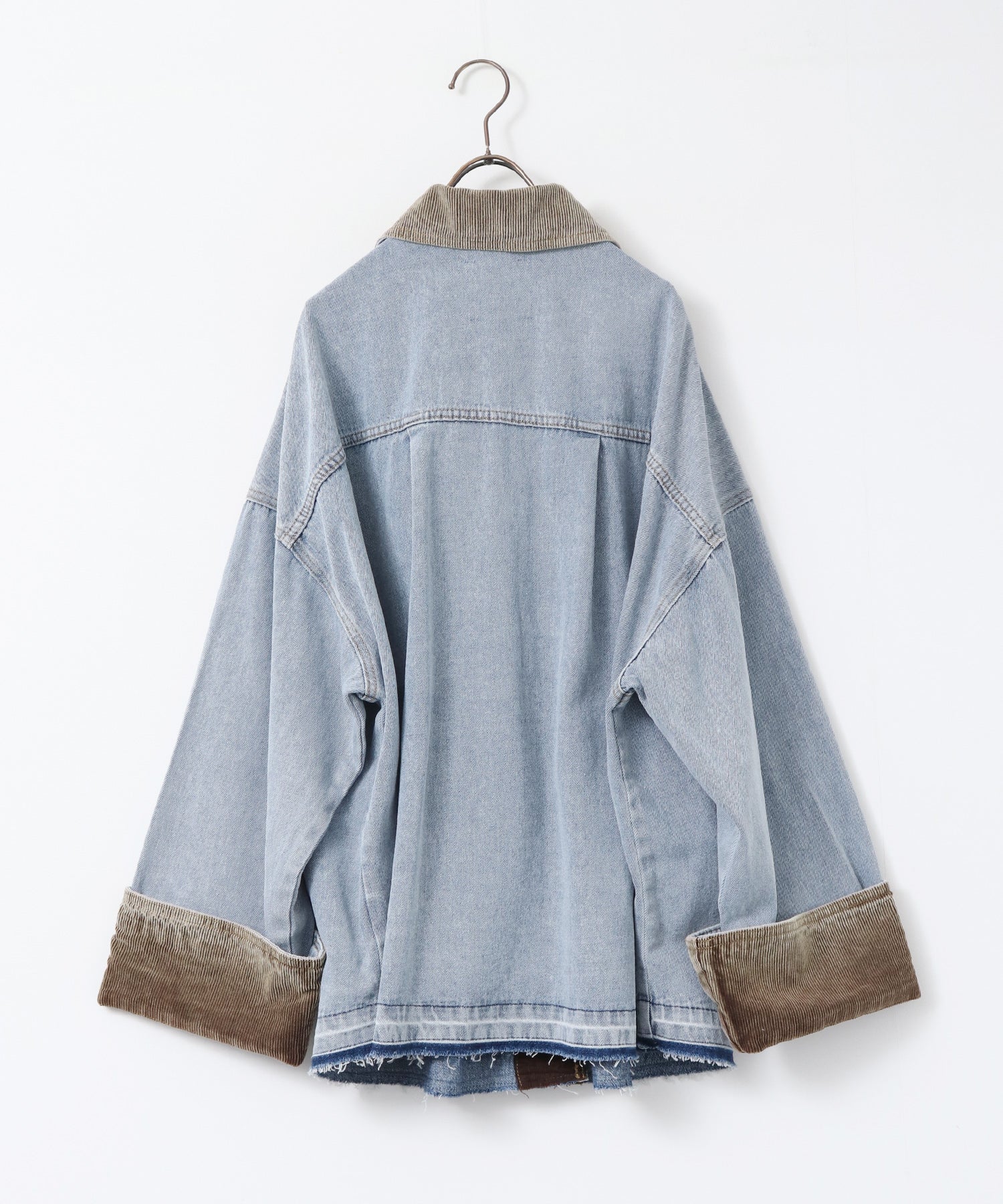 TWO-TONE DENIM JACKET