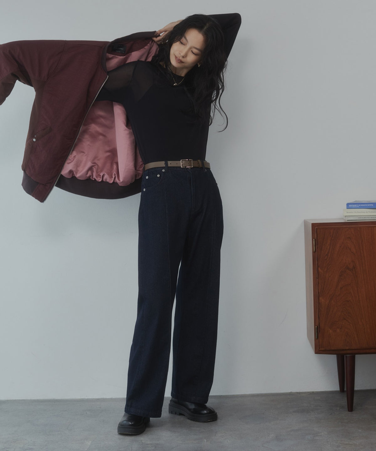 SUBTLE COLOURWAY NYLON MA-1 BOMBER JACKET