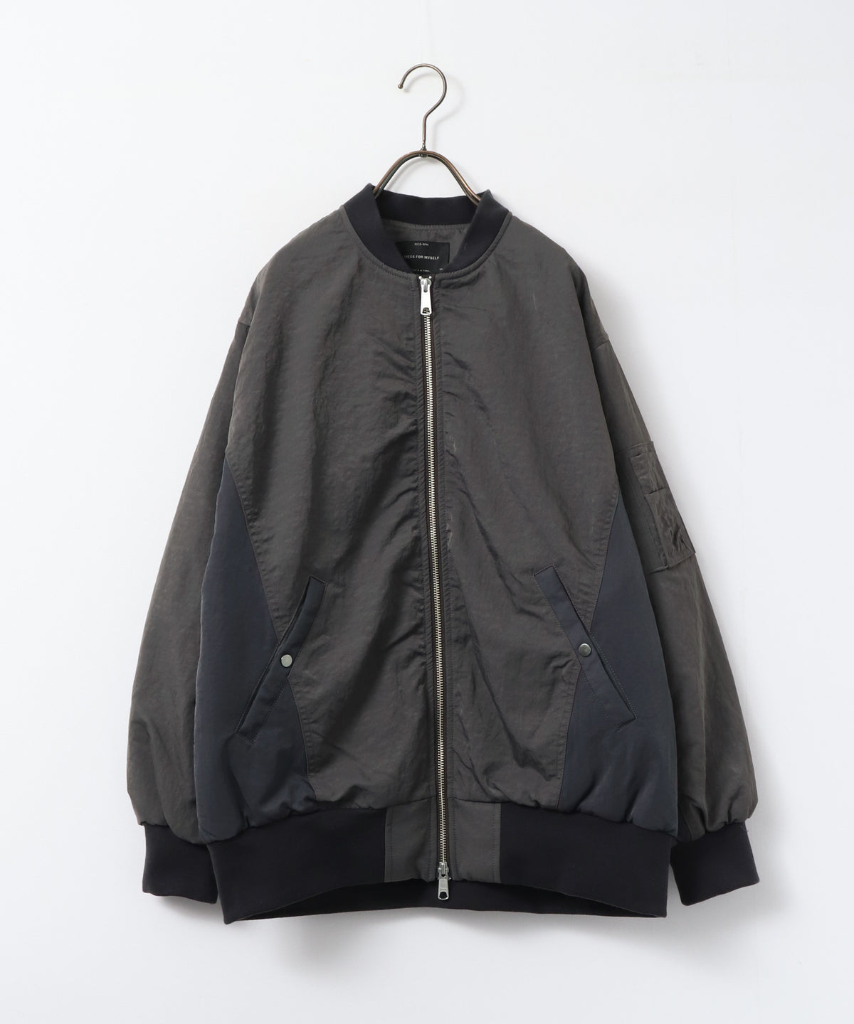 SUBTLE COLOURWAY NYLON MA-1 BOMBER JACKET