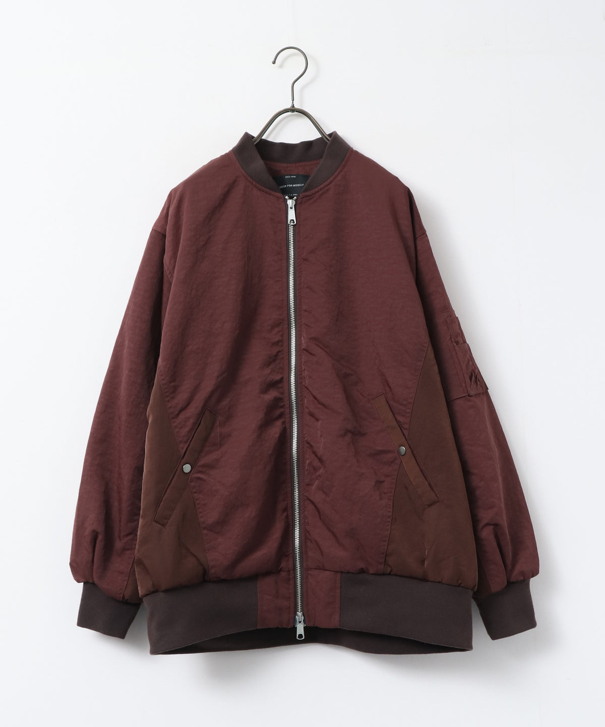 SUBTLE COLOURWAY NYLON MA-1 BOMBER JACKET