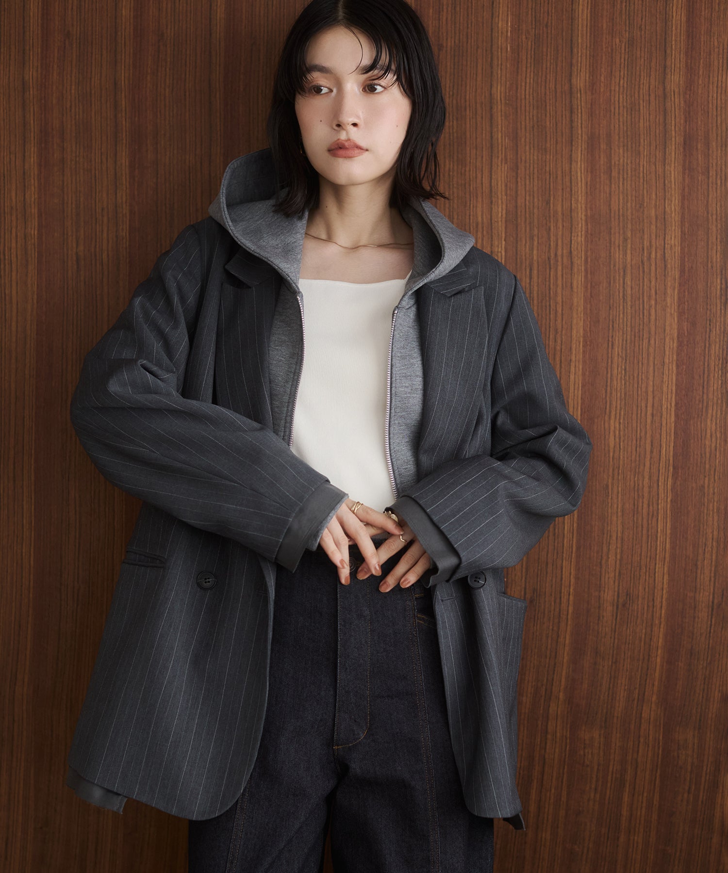 ダンボール ジップパーカー