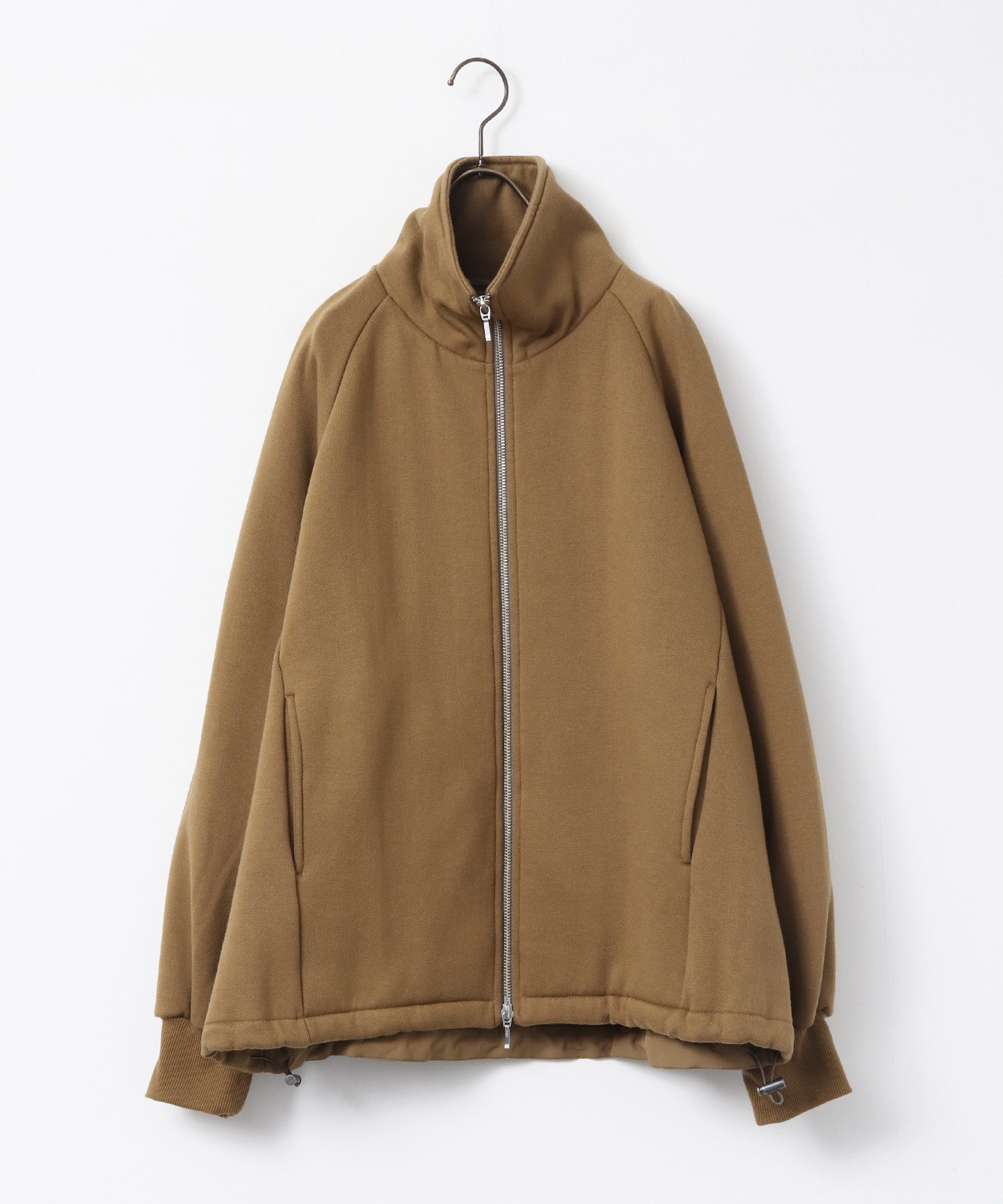 裏起毛 Wジップブルゾン