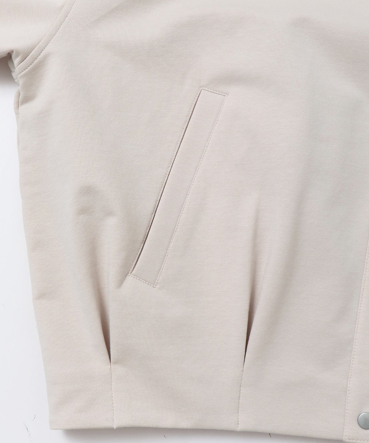 FLEECE-LINED TUCKED-COLLAR SHIRT JACKET