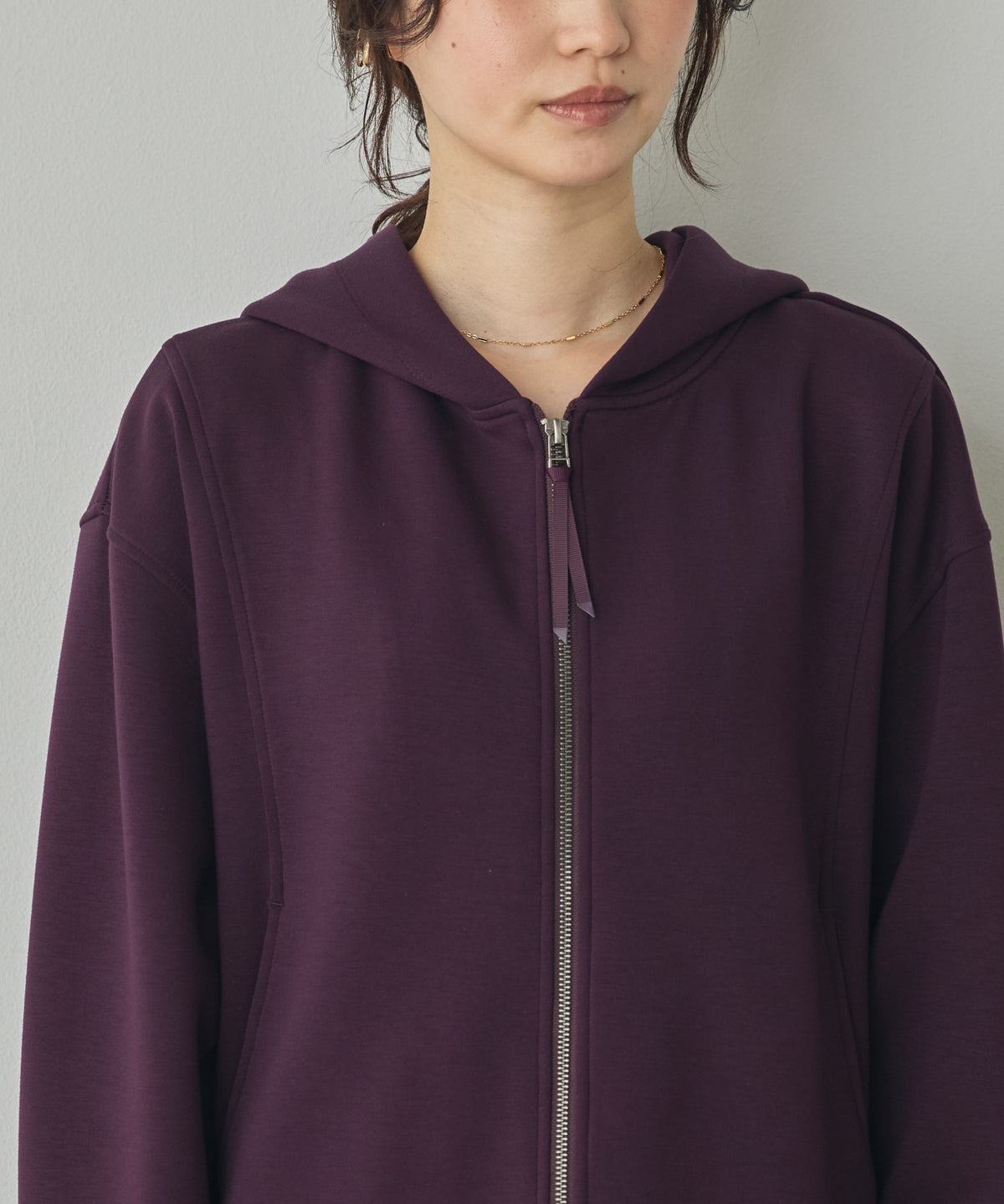 CARDBOARD ZIP-UP HOODIE