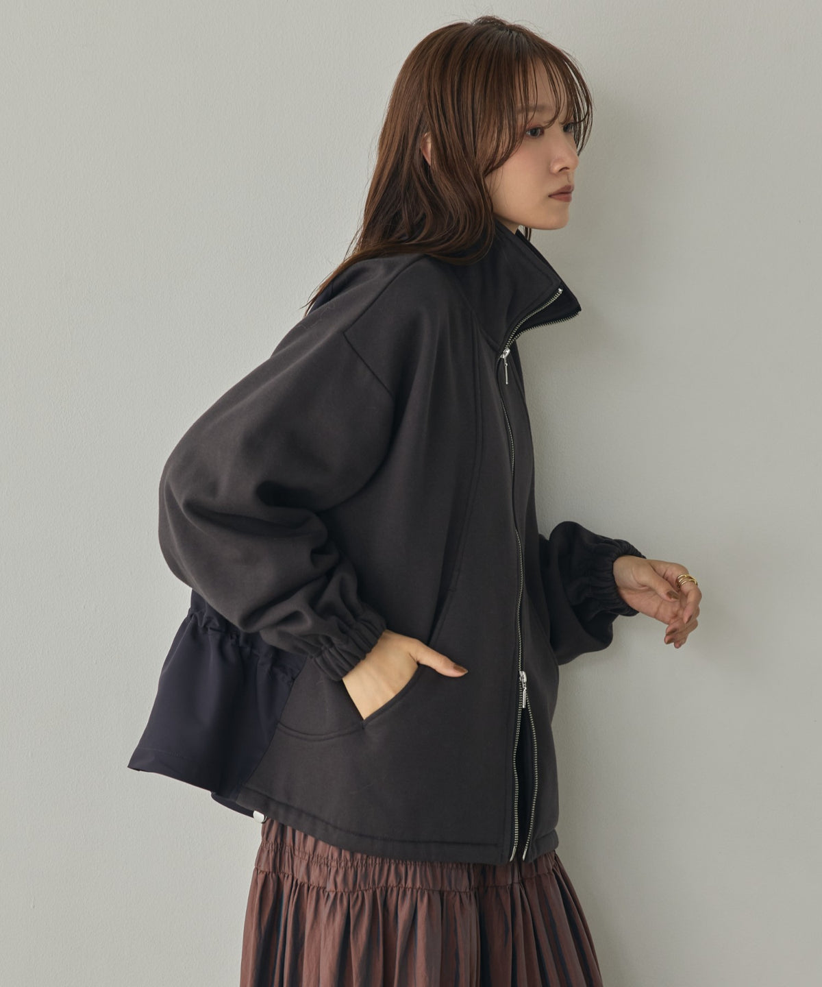 FLEECE-LINED DOCKING BLOUSON