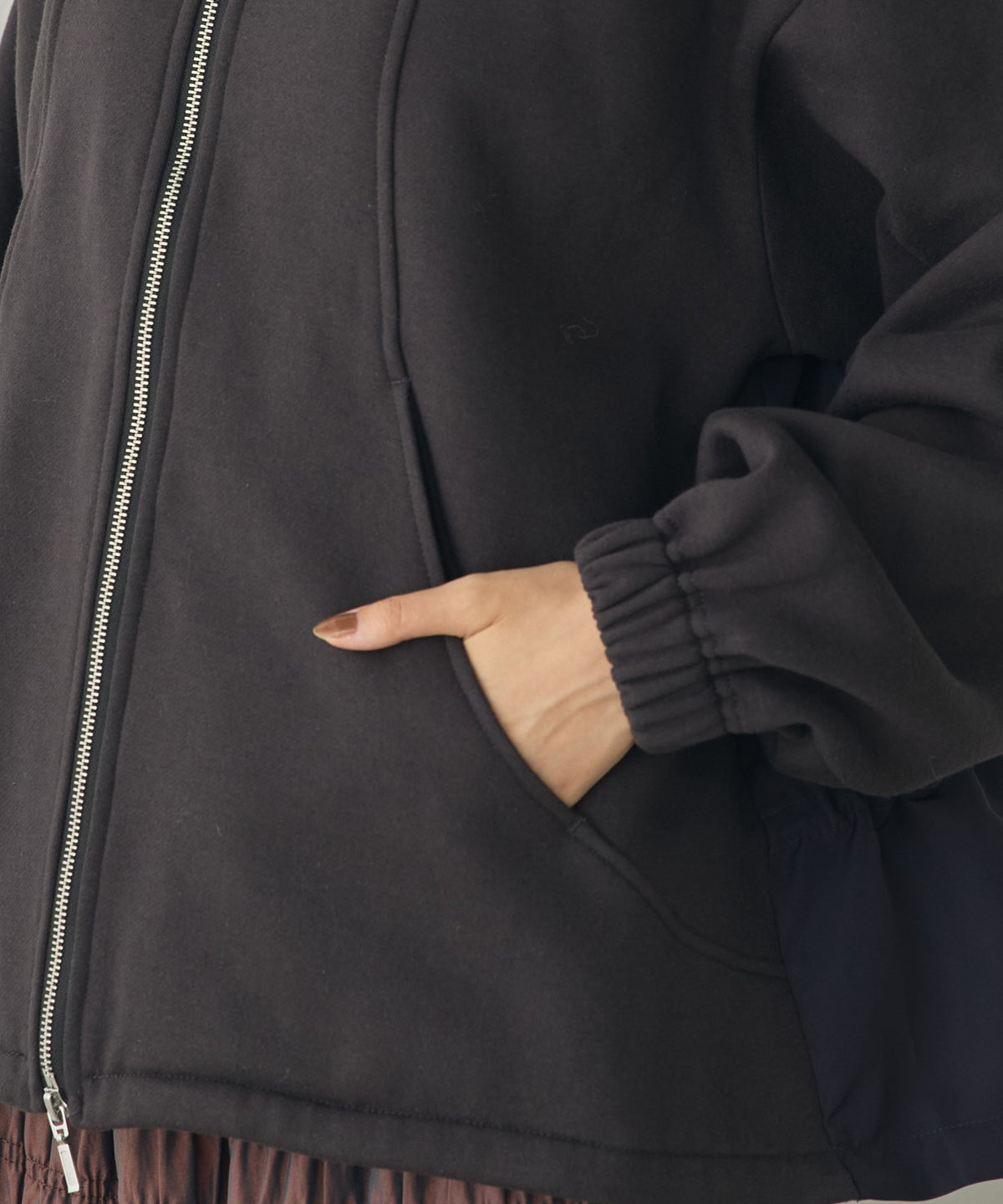 FLEECE-LINED DOCKING BLOUSON