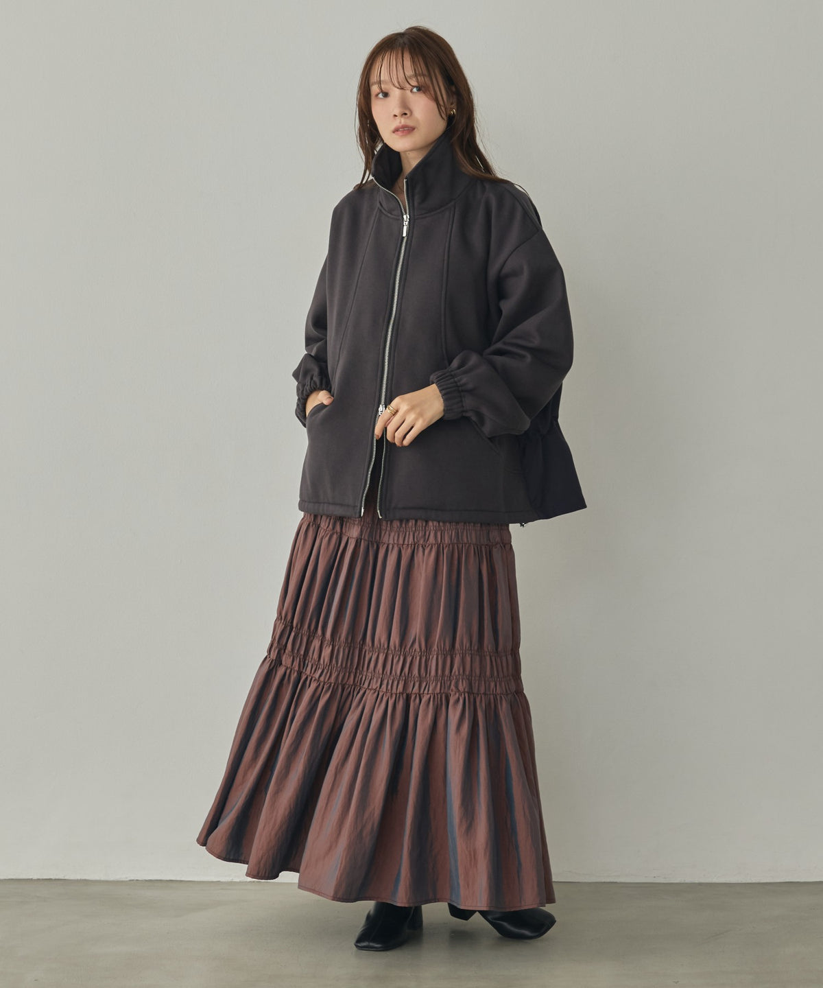 FLEECE-LINED DOCKING BLOUSON