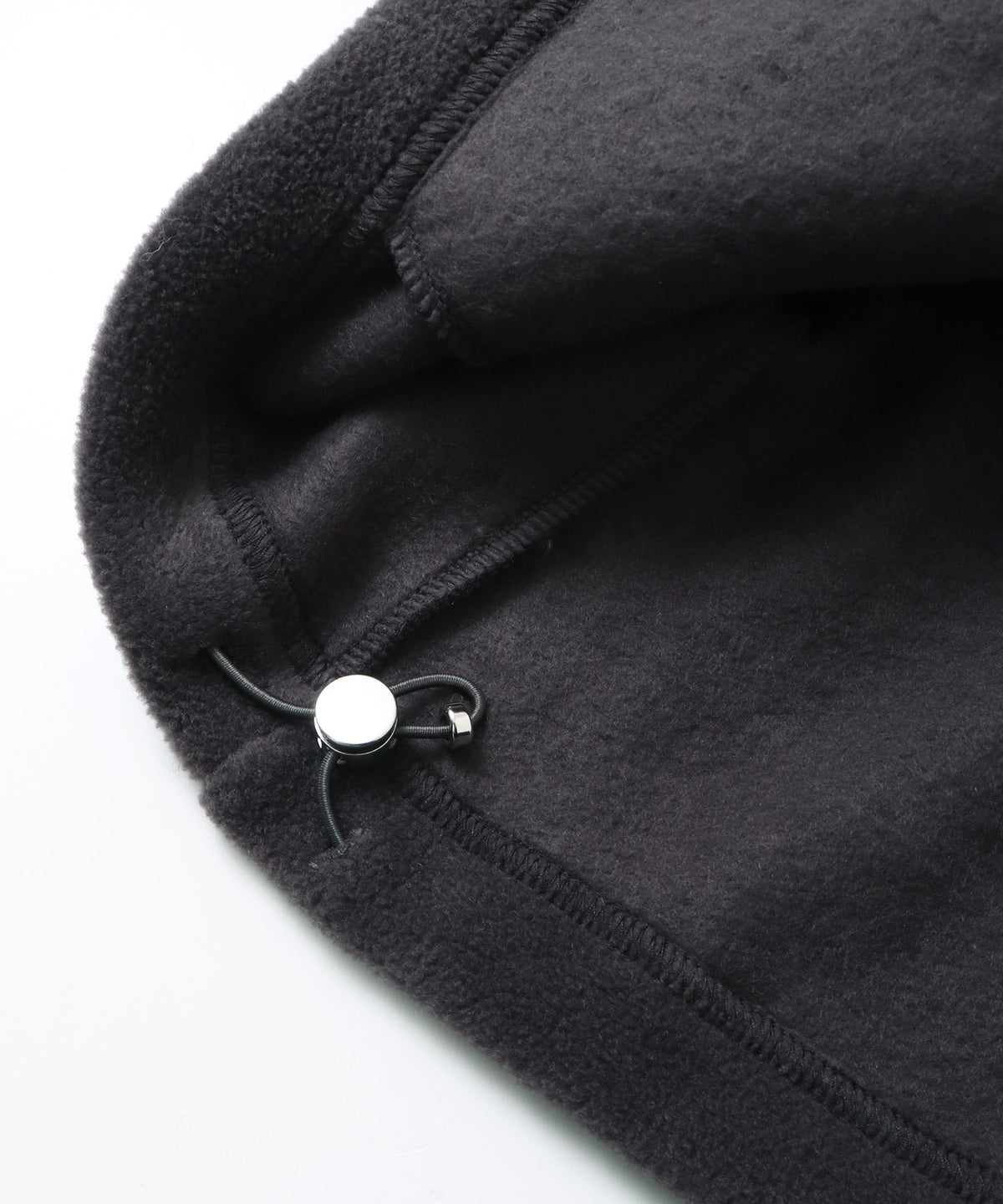 BOUCLÉ-CUT HOODED BLOUSON