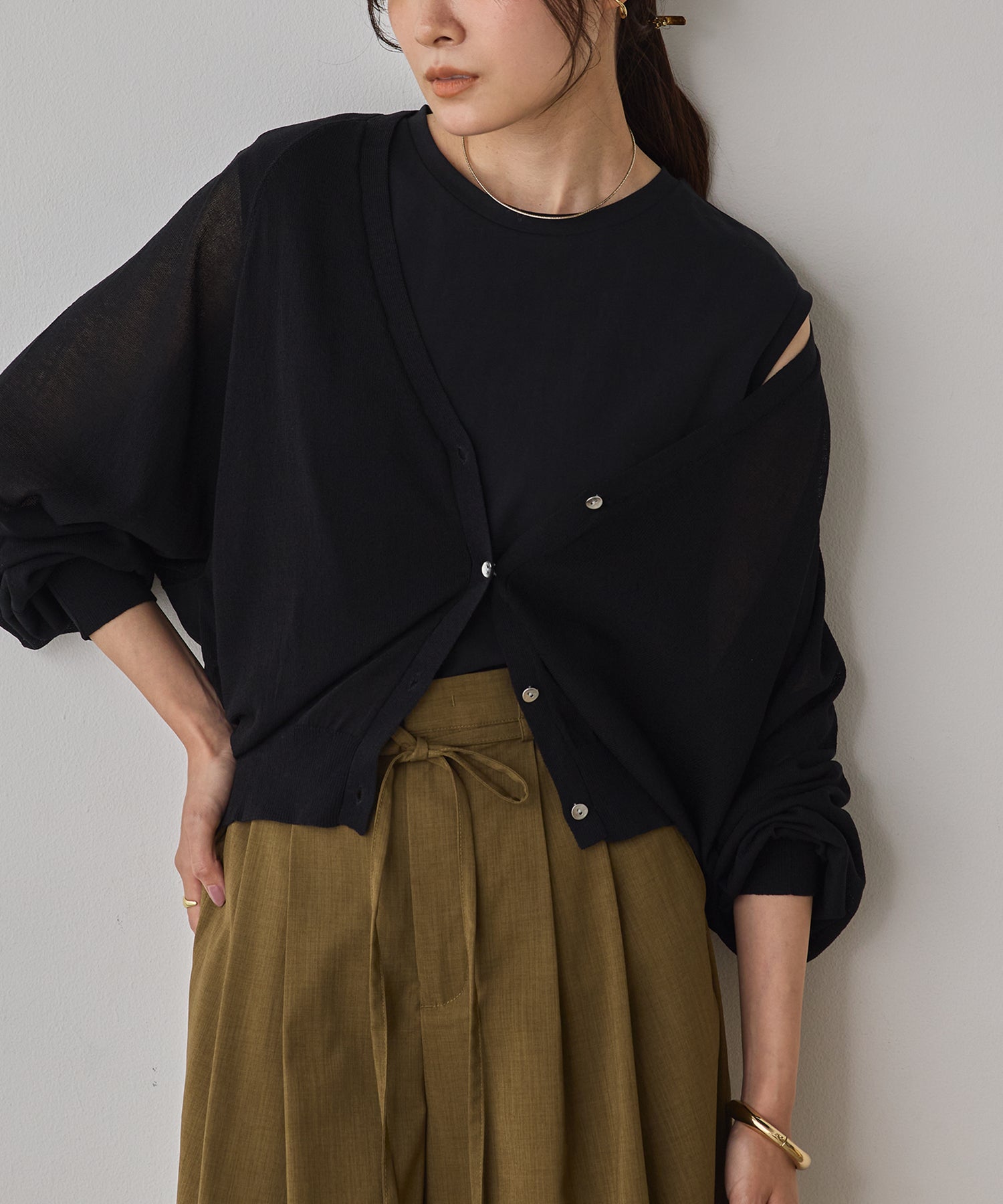 DOCKING DOLMAN CARDIGAN