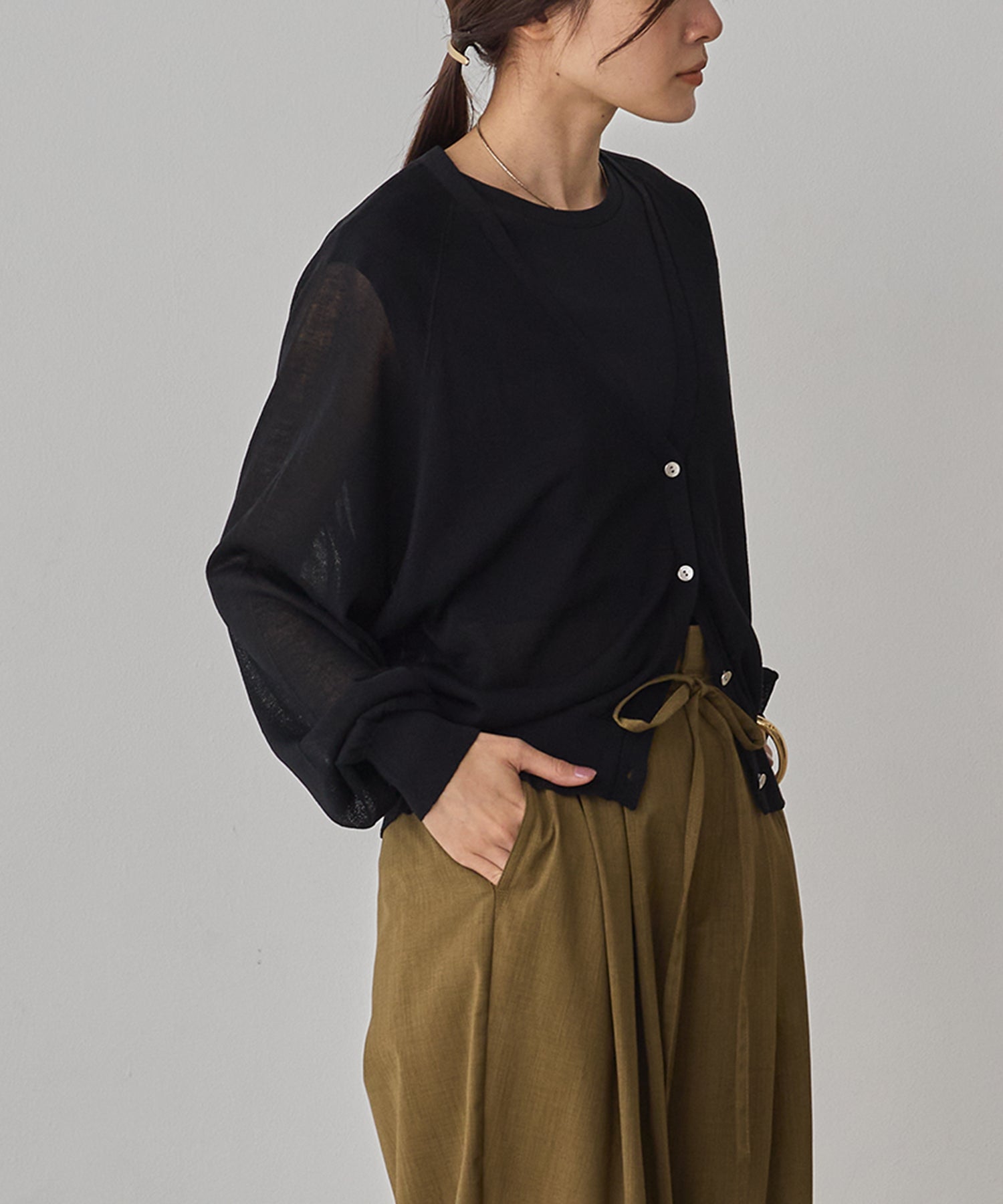 DOCKING DOLMAN CARDIGAN