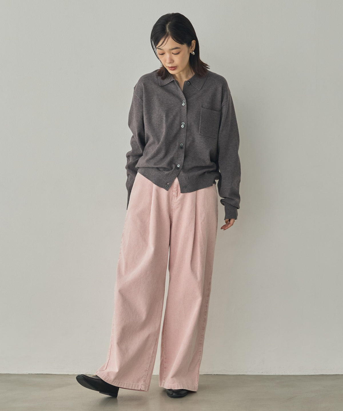 [ANTI-STATIC] SOFT AND PLUSH YARN KNIT SHIRT