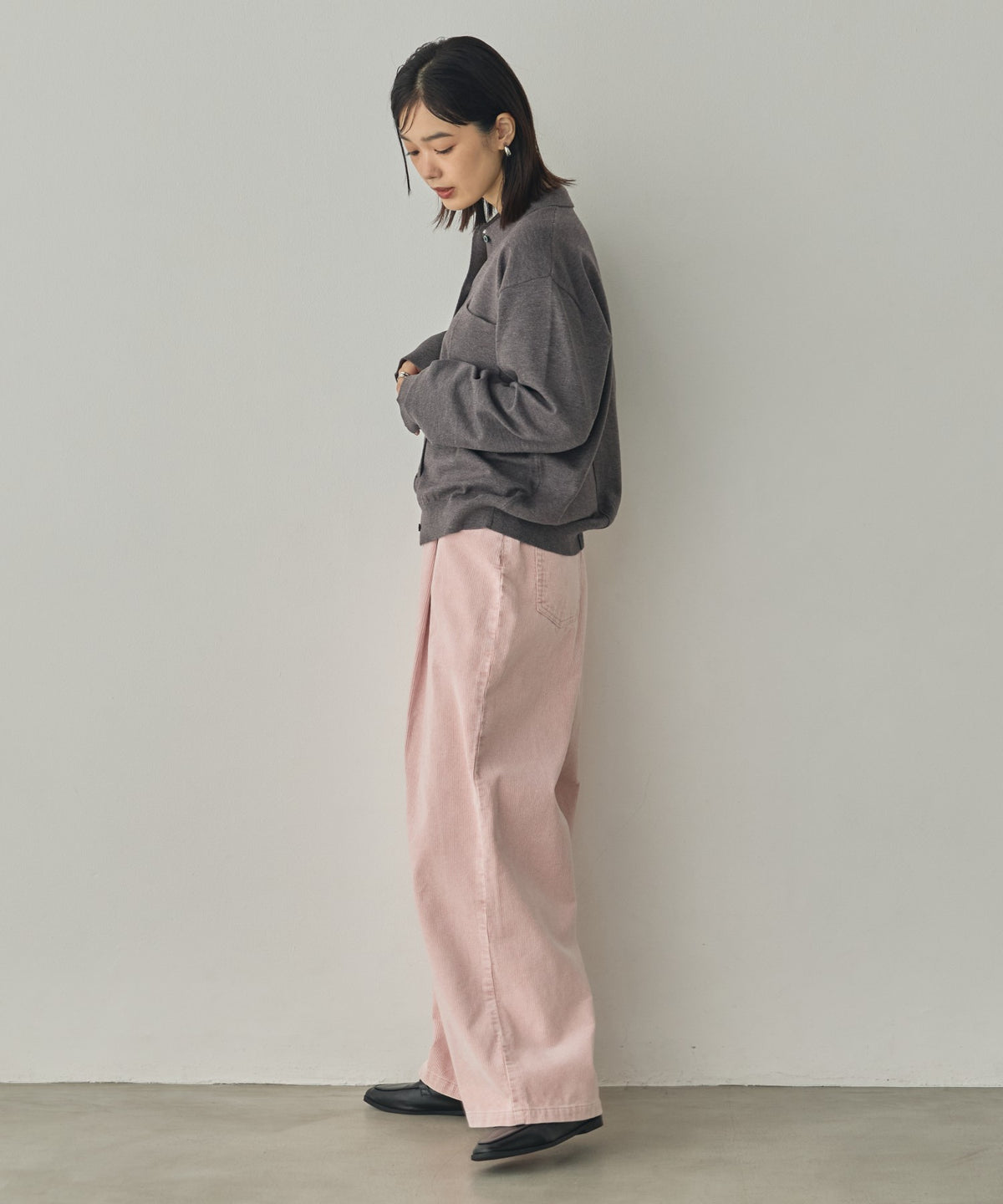 [ANTI-STATIC] SOFT AND PLUSH YARN KNIT SHIRT