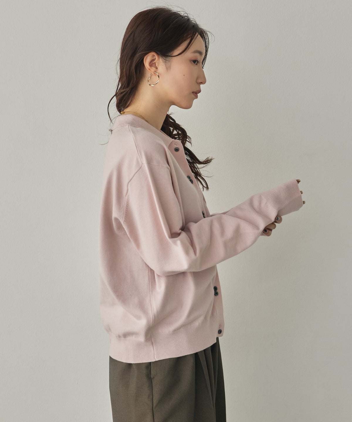 [ANTI-STATIC] SOFT AND PLUSH YARN KNIT SHIRT
