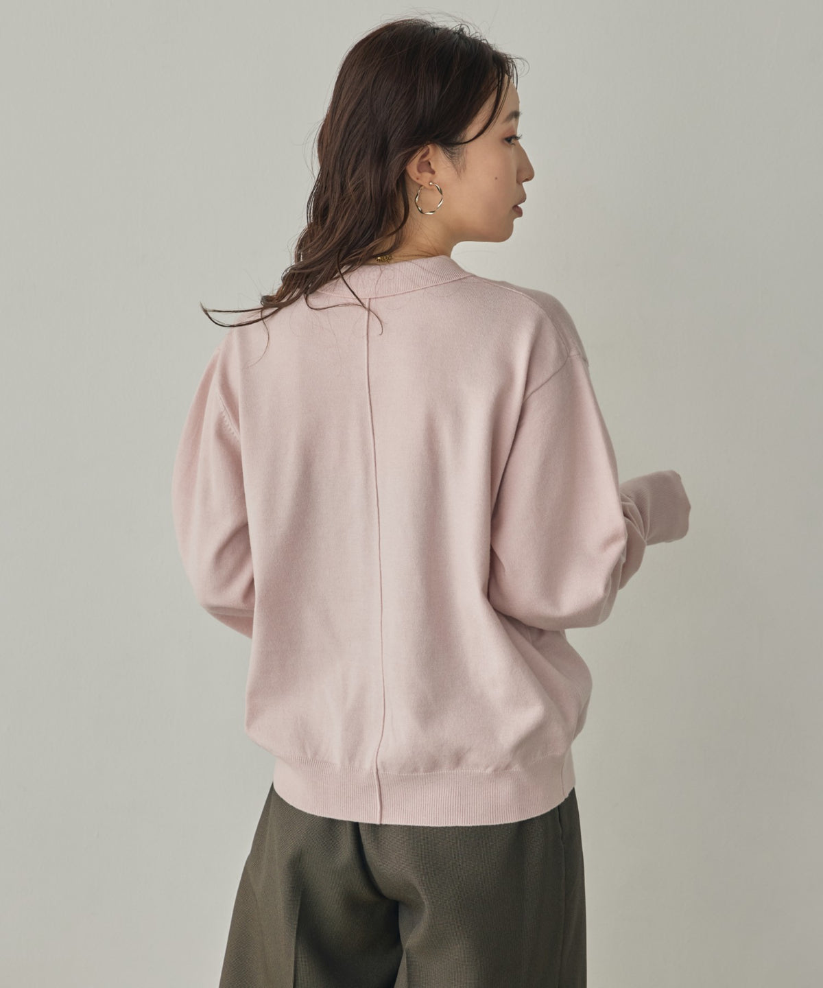 [ANTI-STATIC] SOFT AND PLUSH YARN KNIT SHIRT