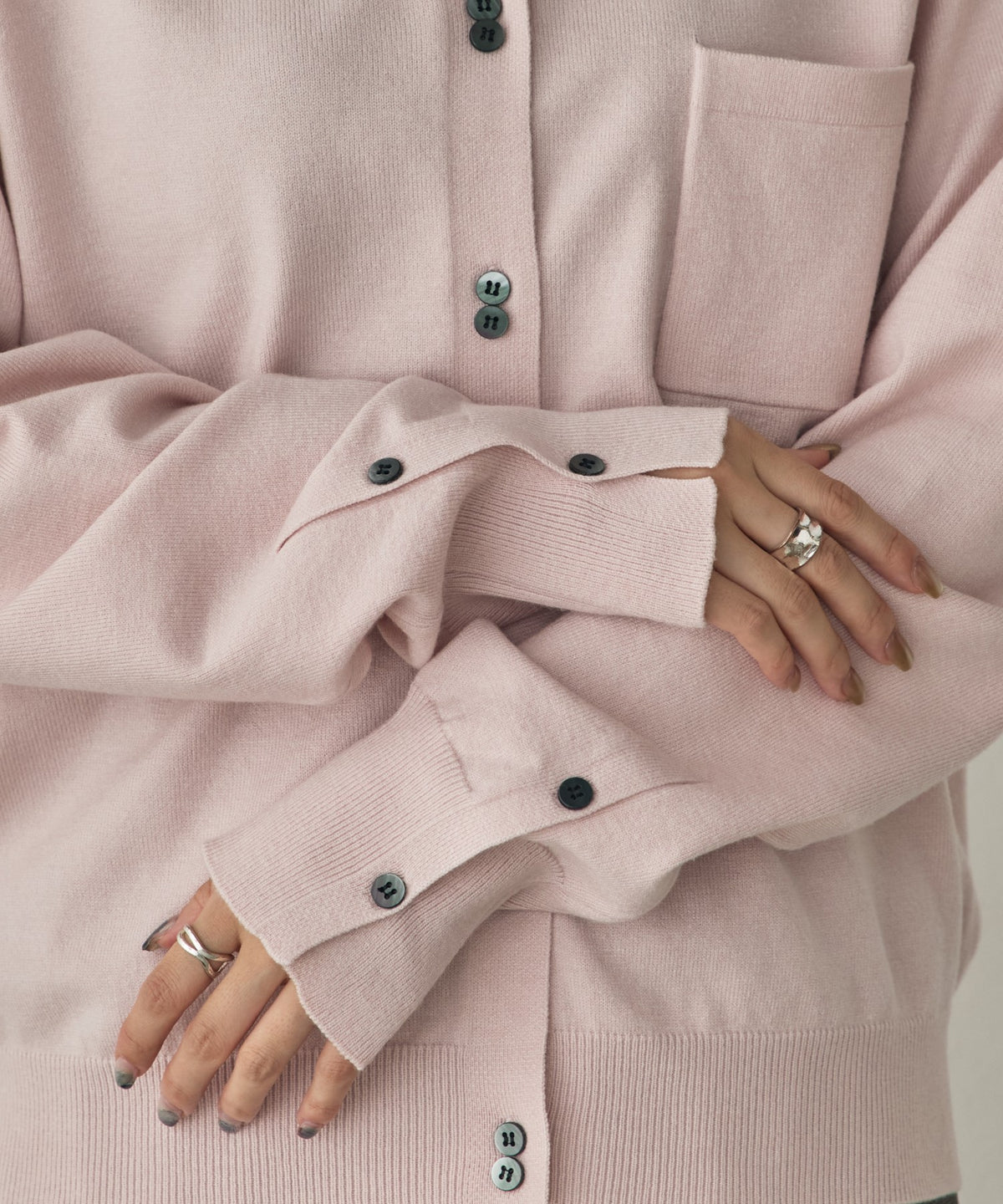 [ANTI-STATIC] SOFT AND PLUSH YARN KNIT SHIRT